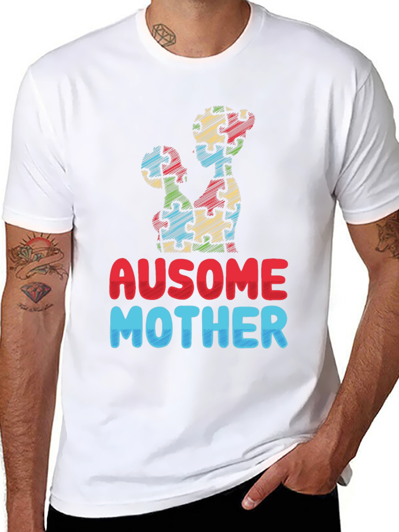 Ausome Mother Autism Awareness T-Shirt