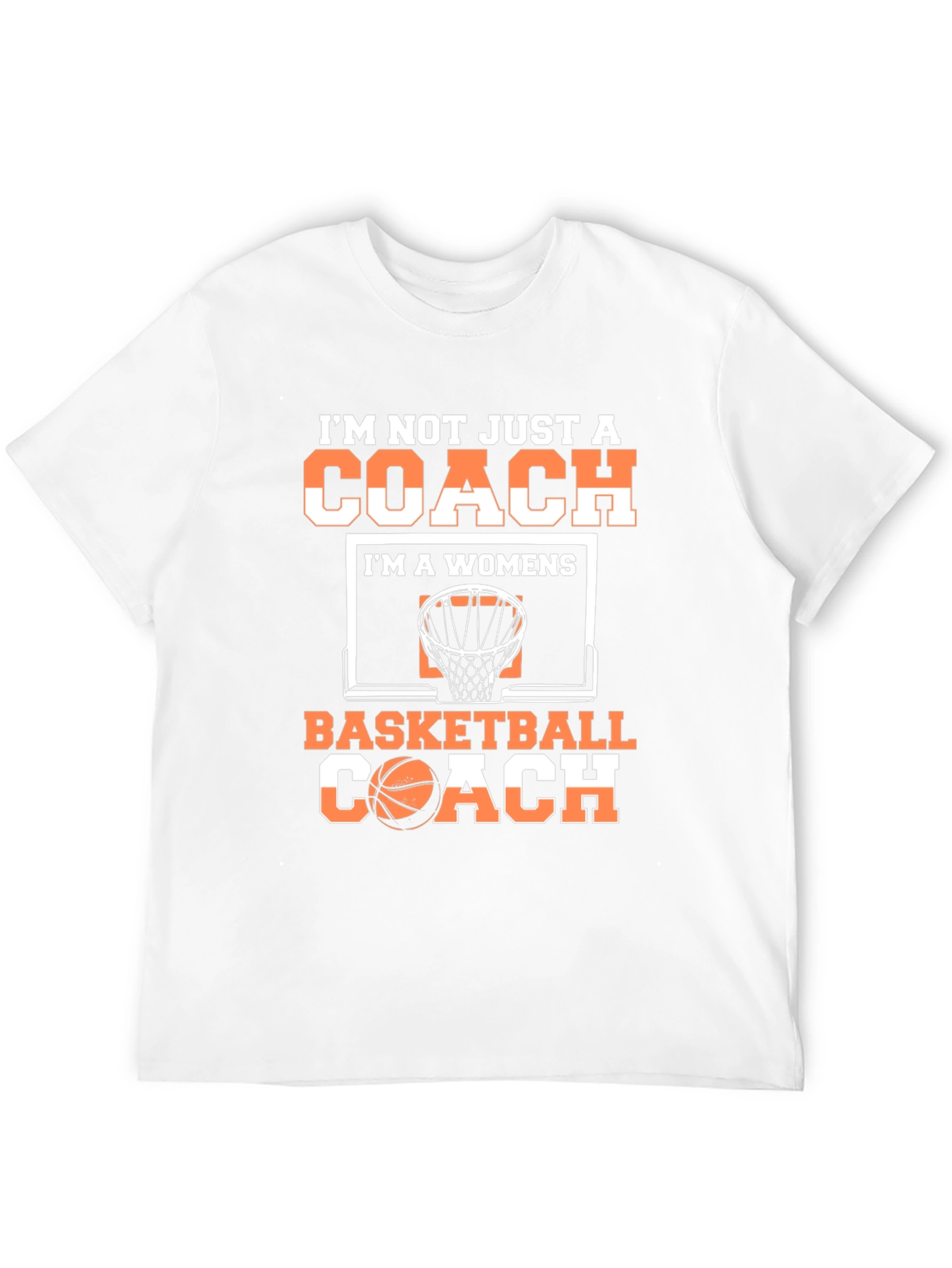 Womens Basketball Coach Graphic T-Shirt