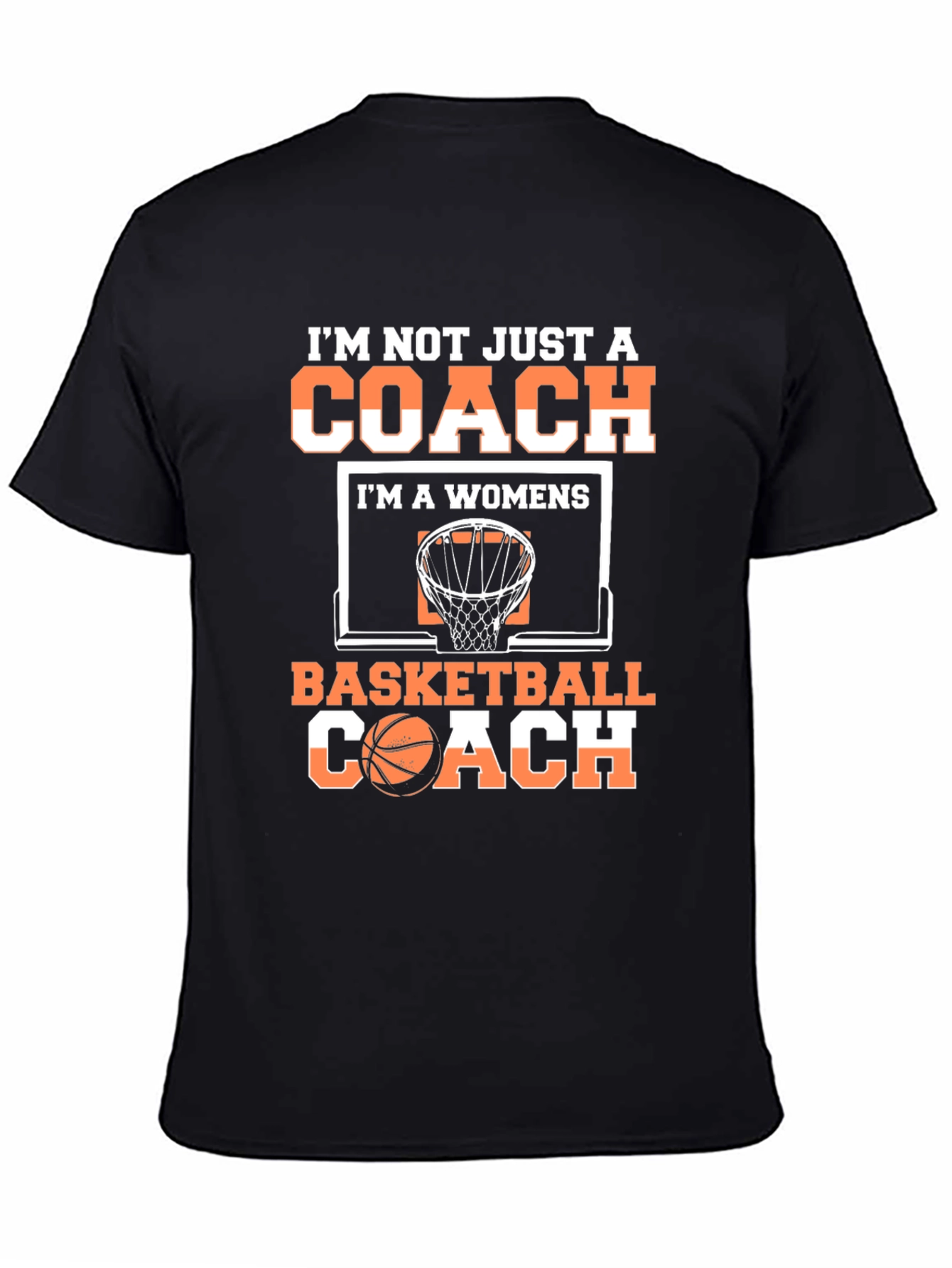 Womens Basketball Coach Graphic T-Shirt