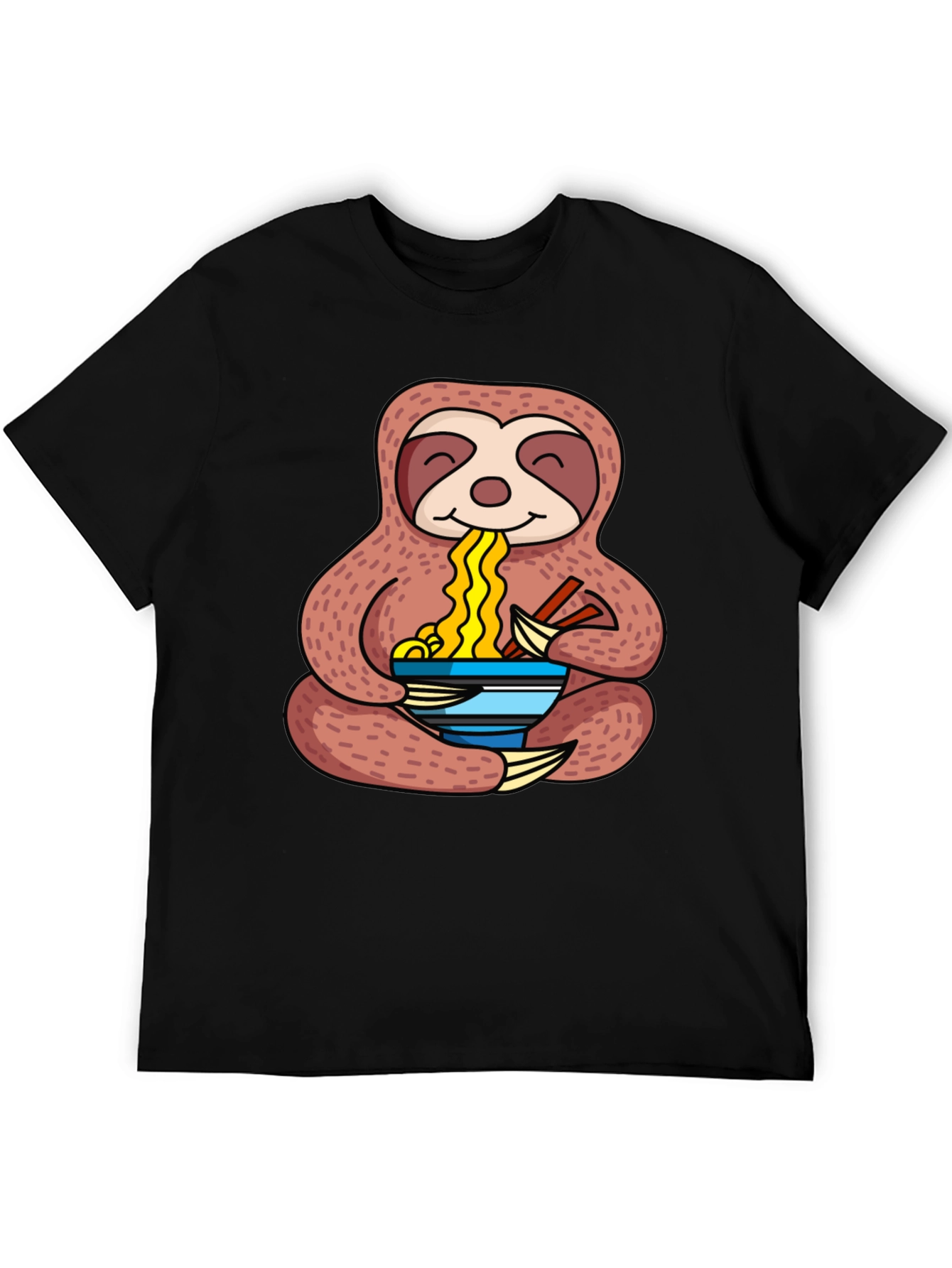 Sloth Ramen T-Shirt - Noodles Lover Tee