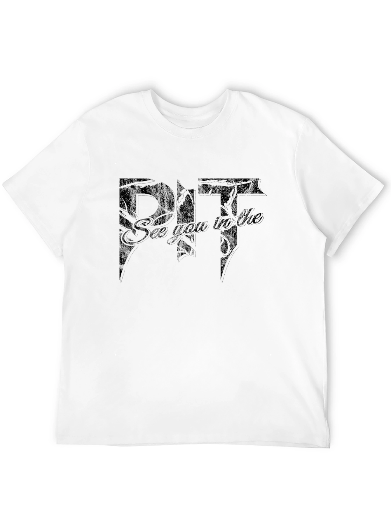 See You in the Pit Black Graphic T-Shirt
