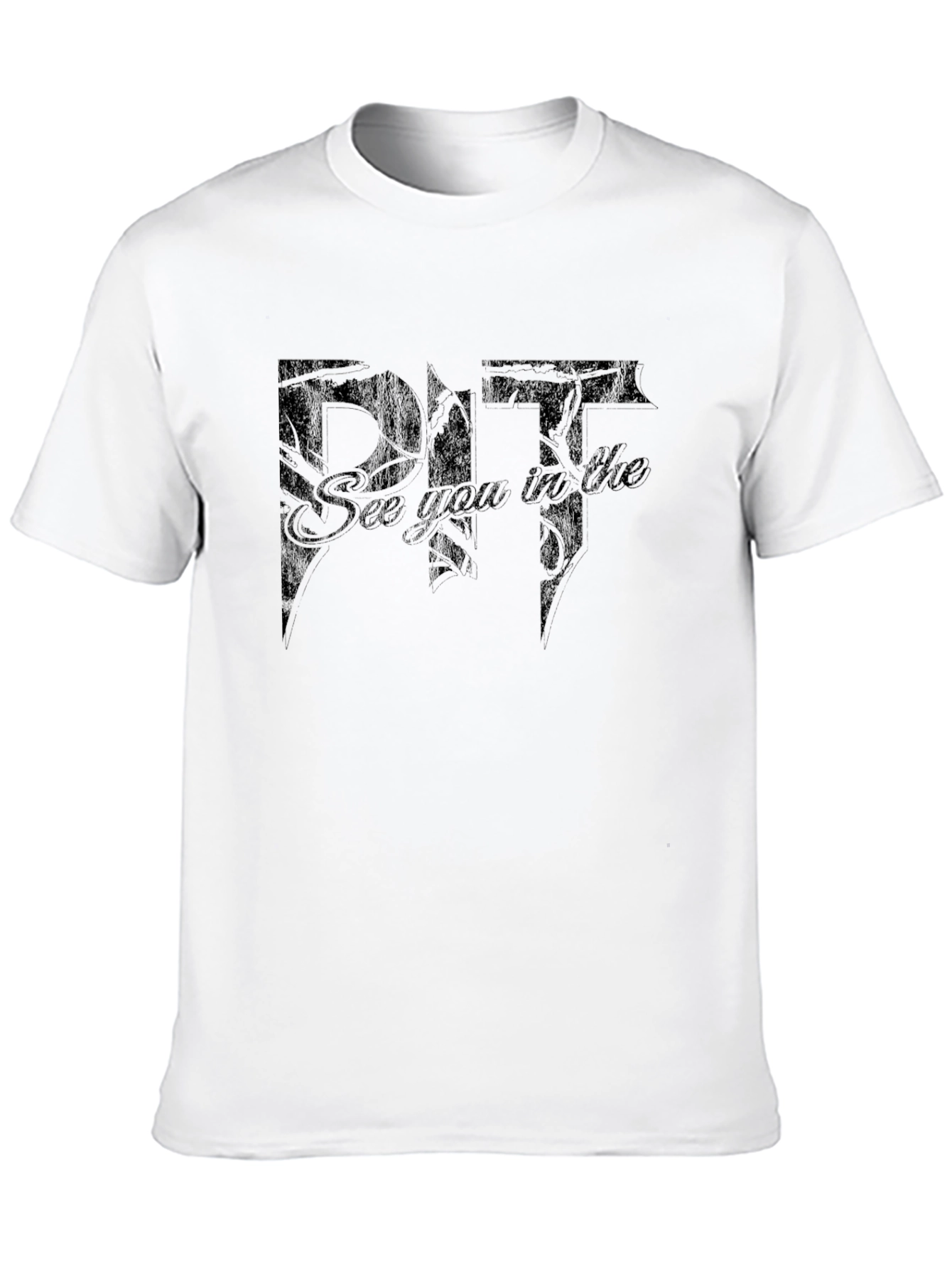 See You in the Pit Black Graphic T-Shirt