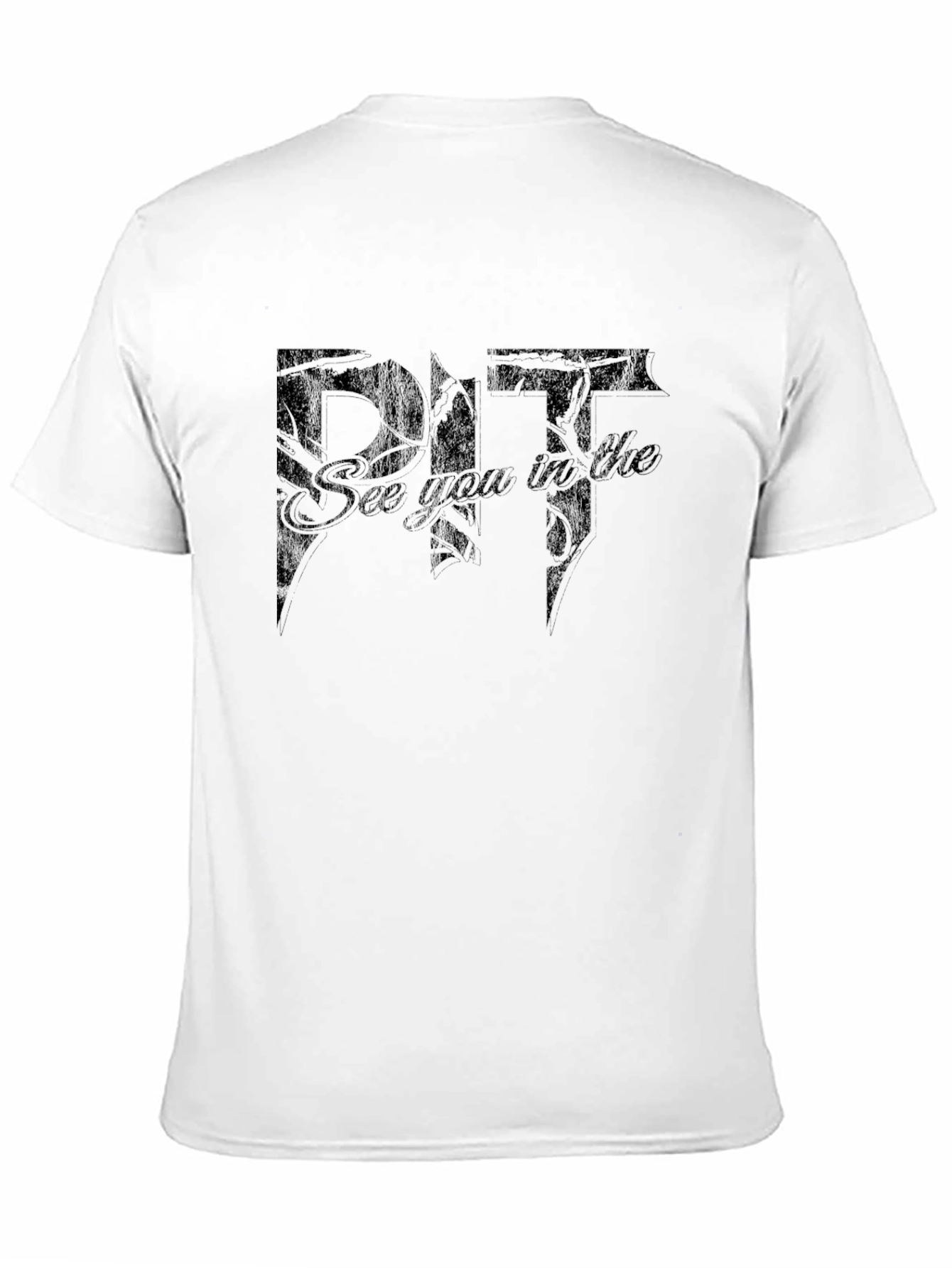 See You in the Pit Black Graphic T-Shirt