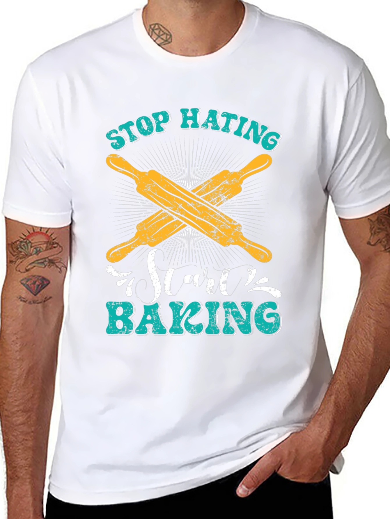 Stop Hating Start Baking T-Shirt