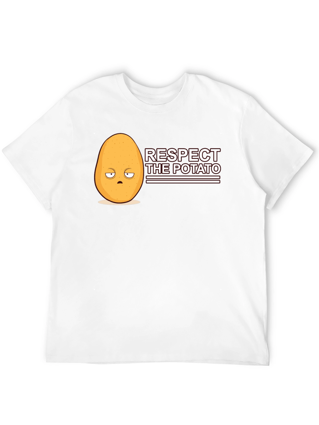 Respect the Potato Funny Graphic Tee
