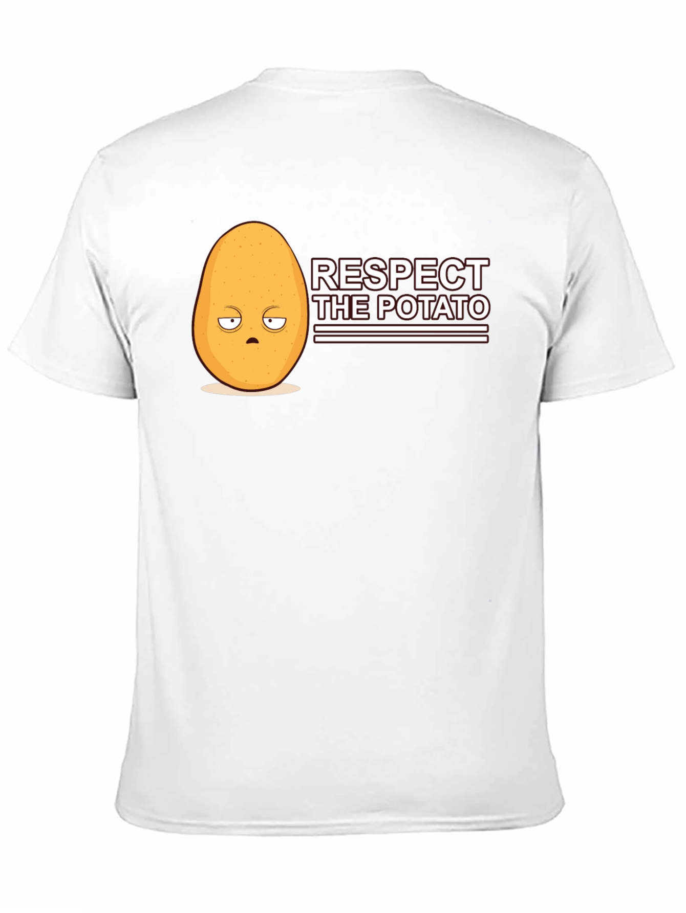 Respect the Potato Funny Graphic Tee