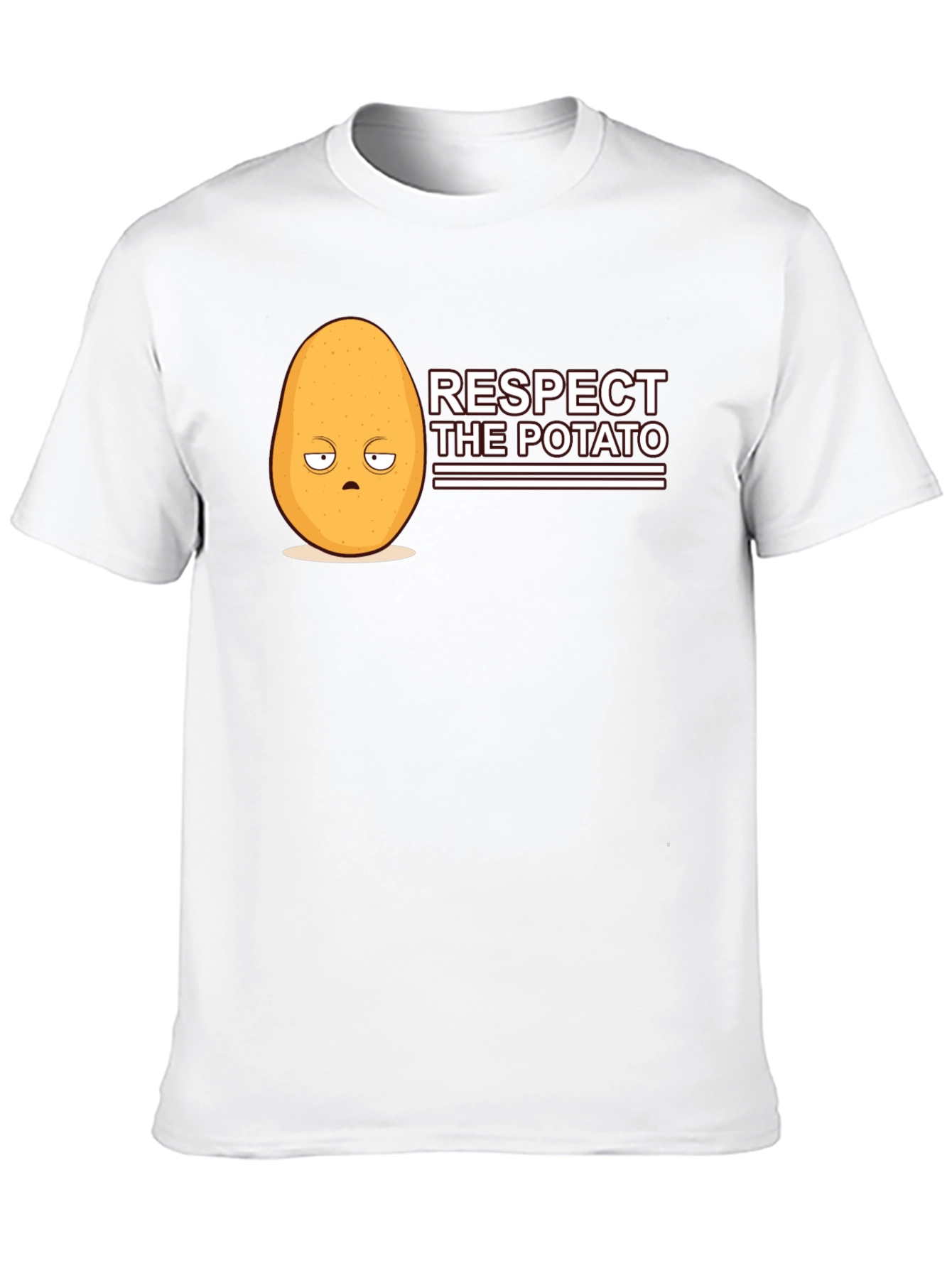 Respect the Potato Funny Graphic Tee