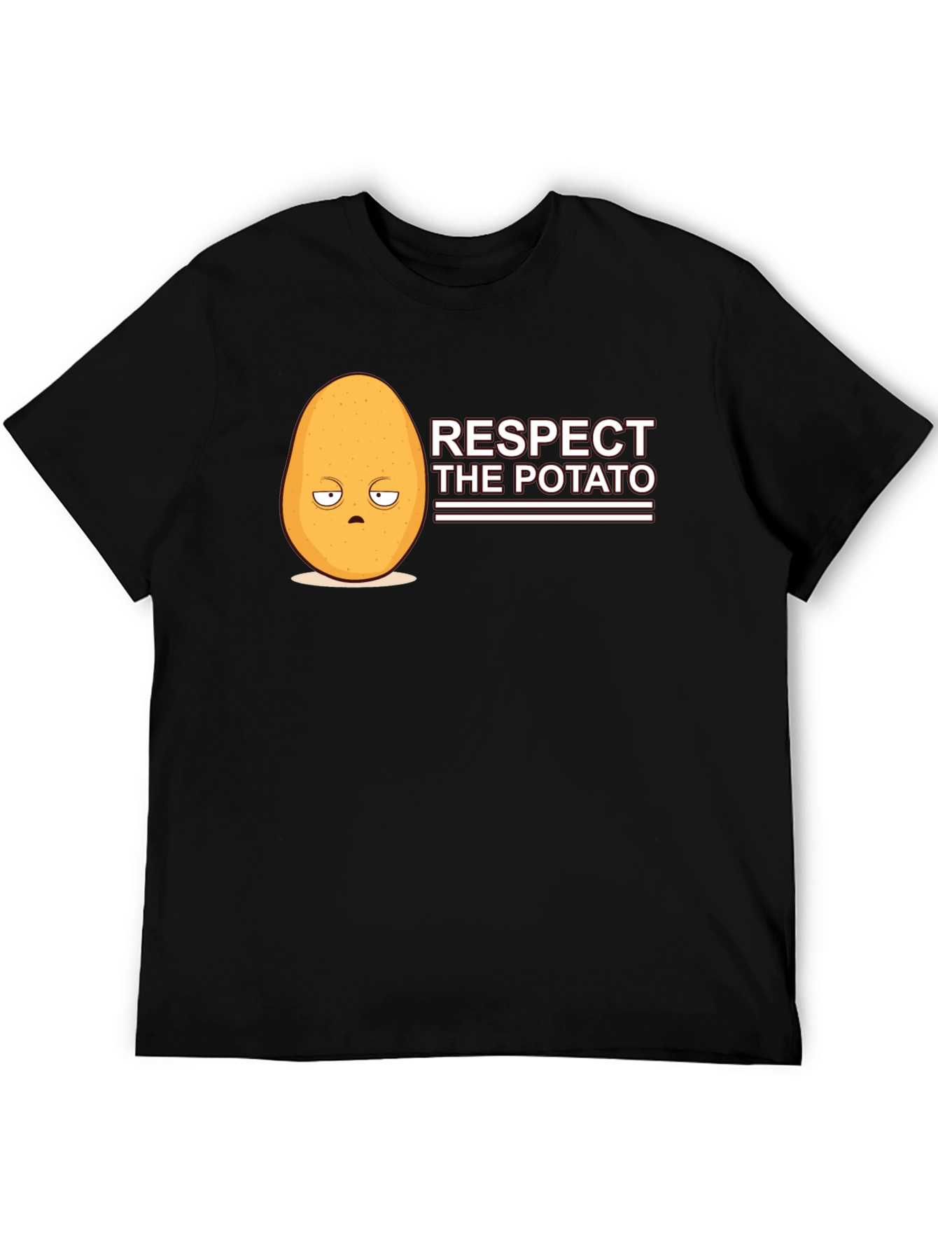 Respect the Potato Funny Graphic Tee