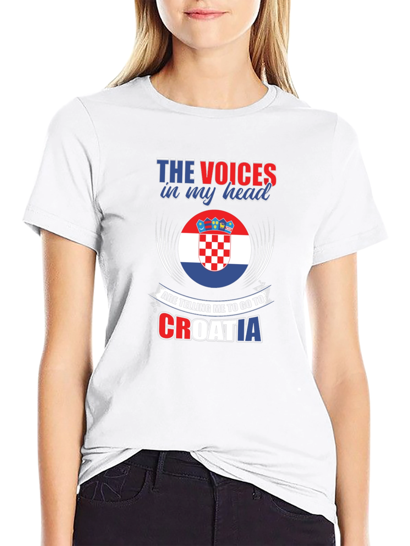Voices in My Head Croatia T-Shirt