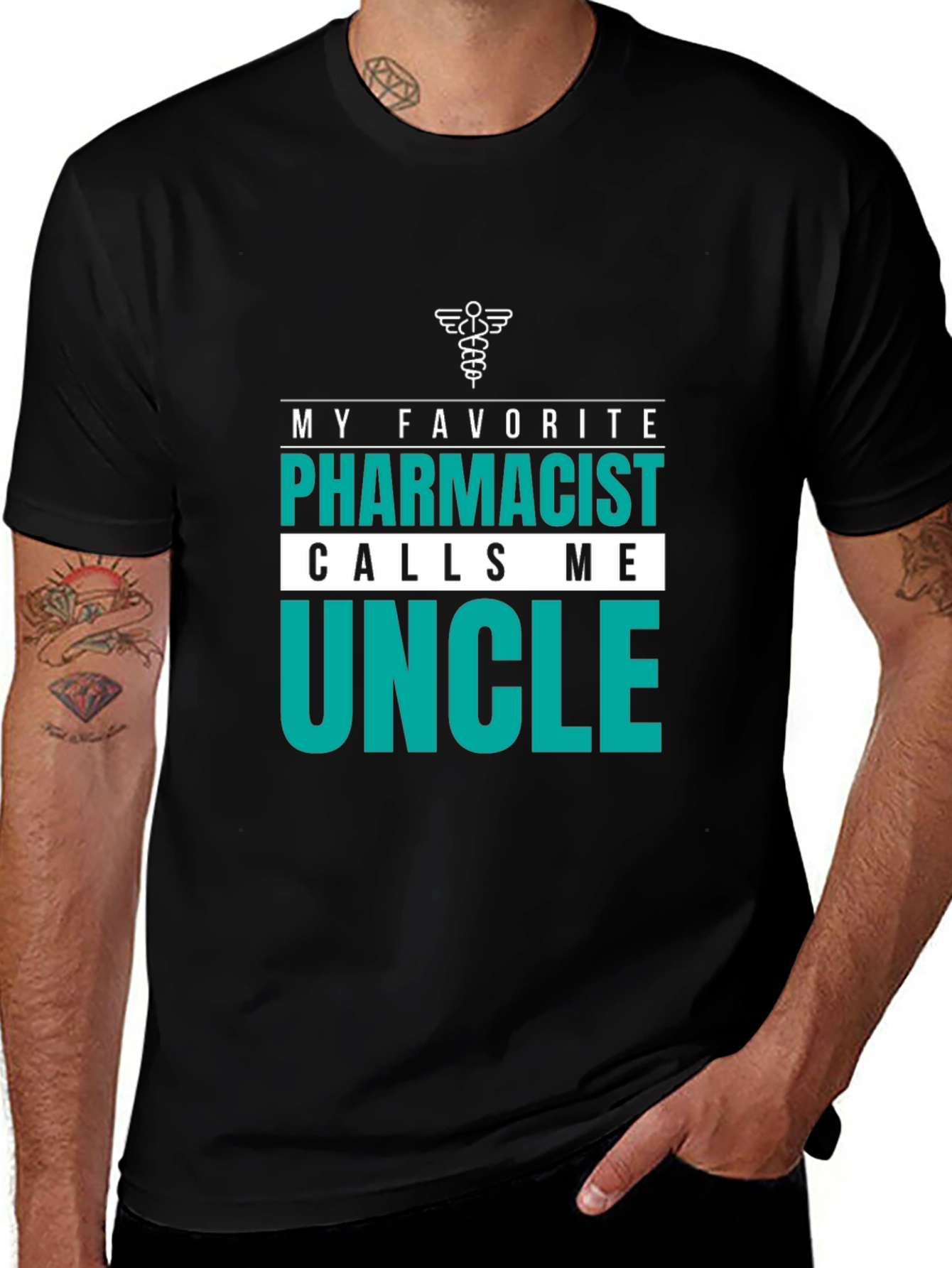 Pharmacist Uncle T-Shirt - Gift for Him