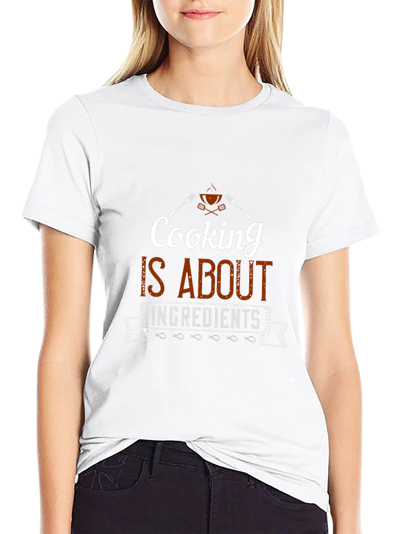 Cooking is About Ingredients Graphic T-Shirt