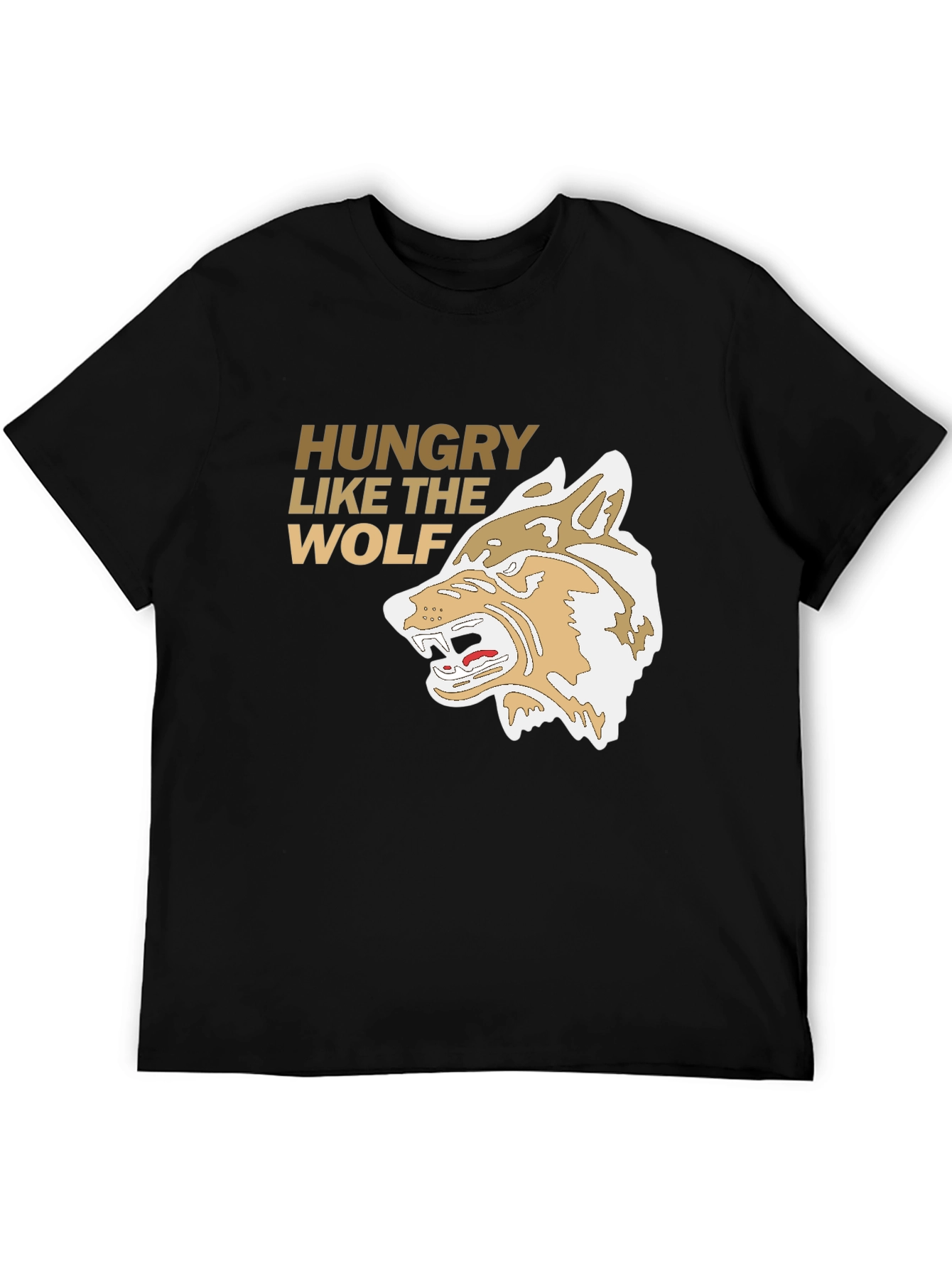 Hungry Like the Wolf Graphic Tee - Black