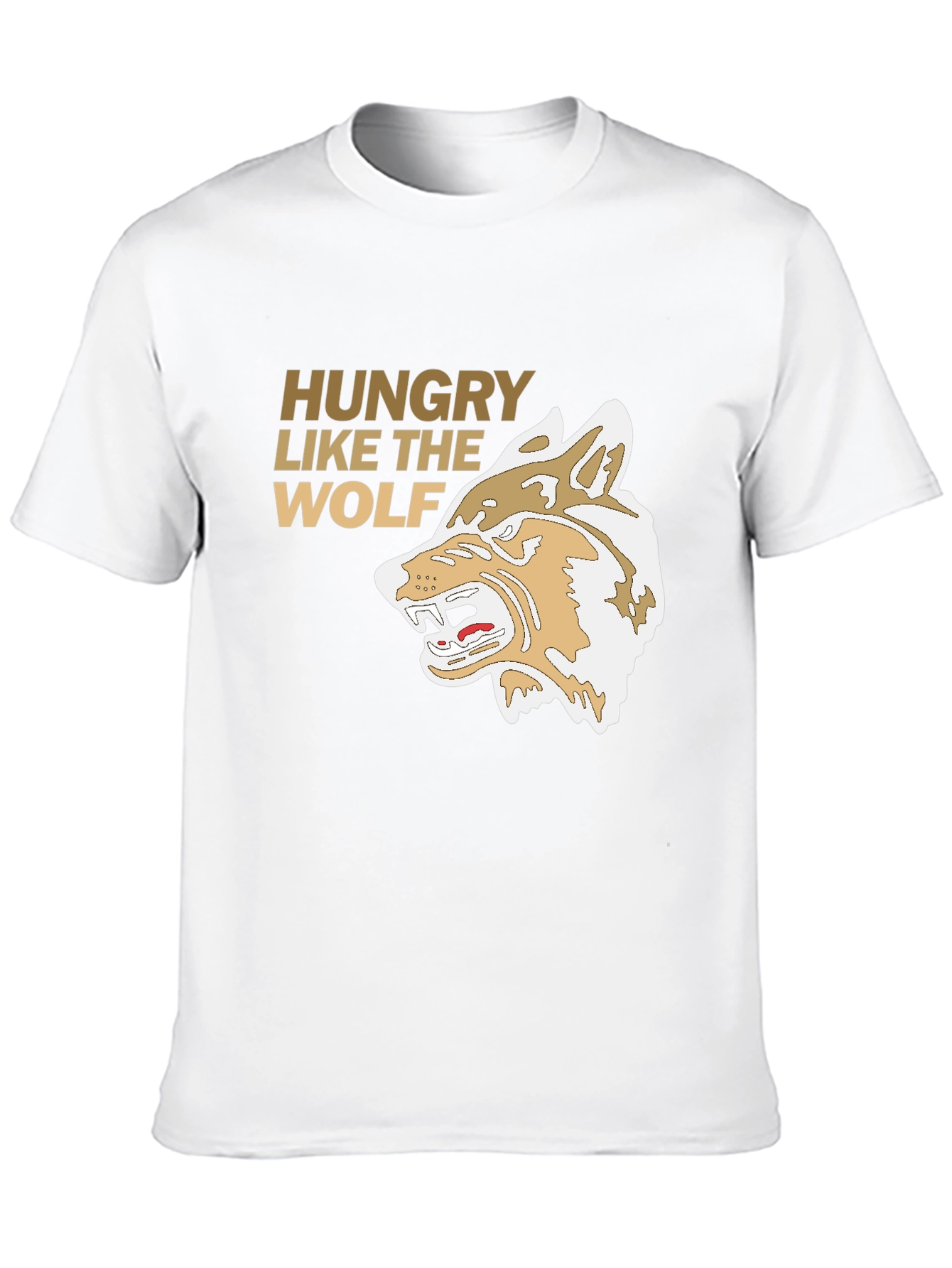 Hungry Like the Wolf Graphic Tee - Black