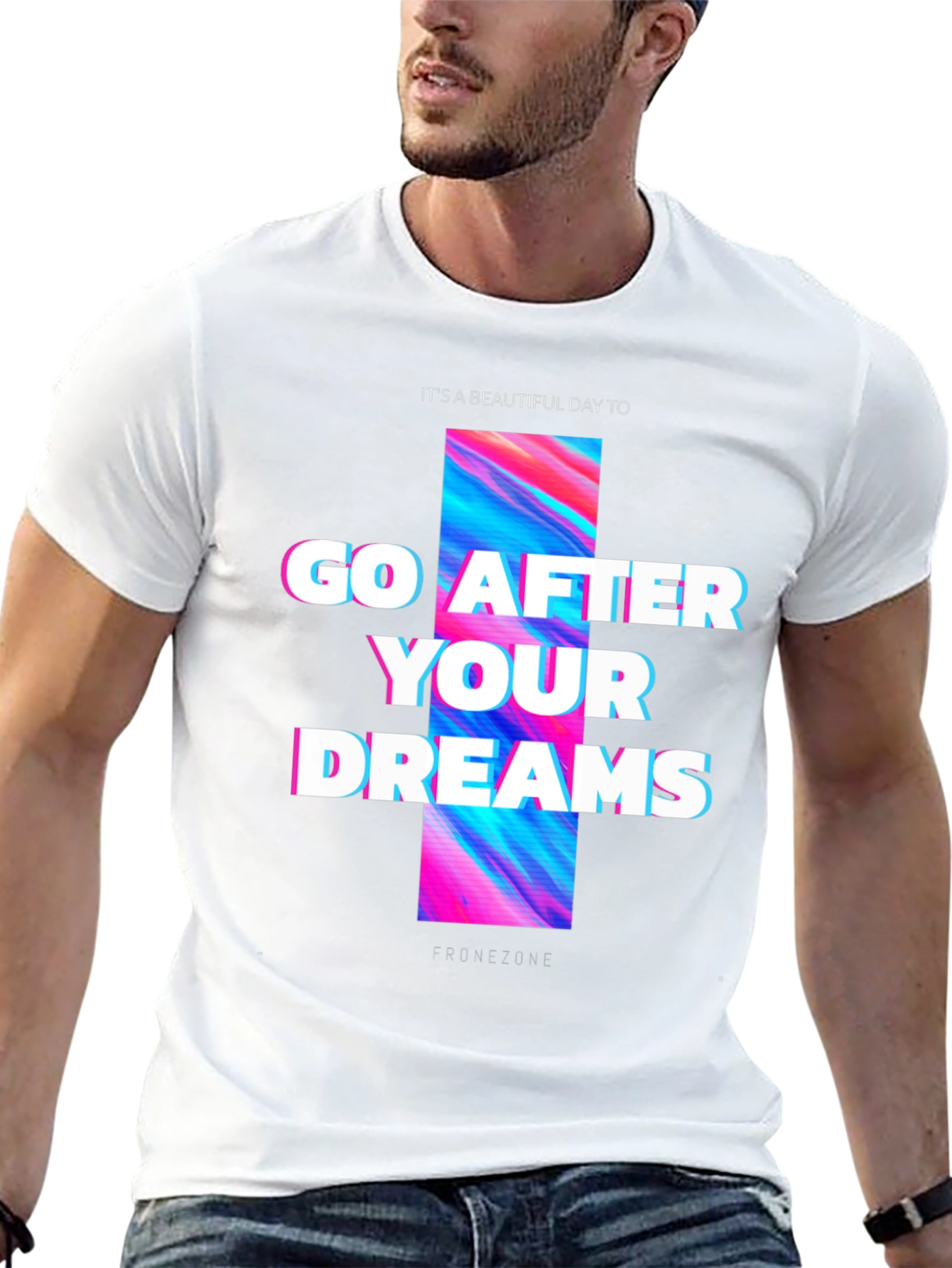 Go After Your Dreams Black Graphic Tee