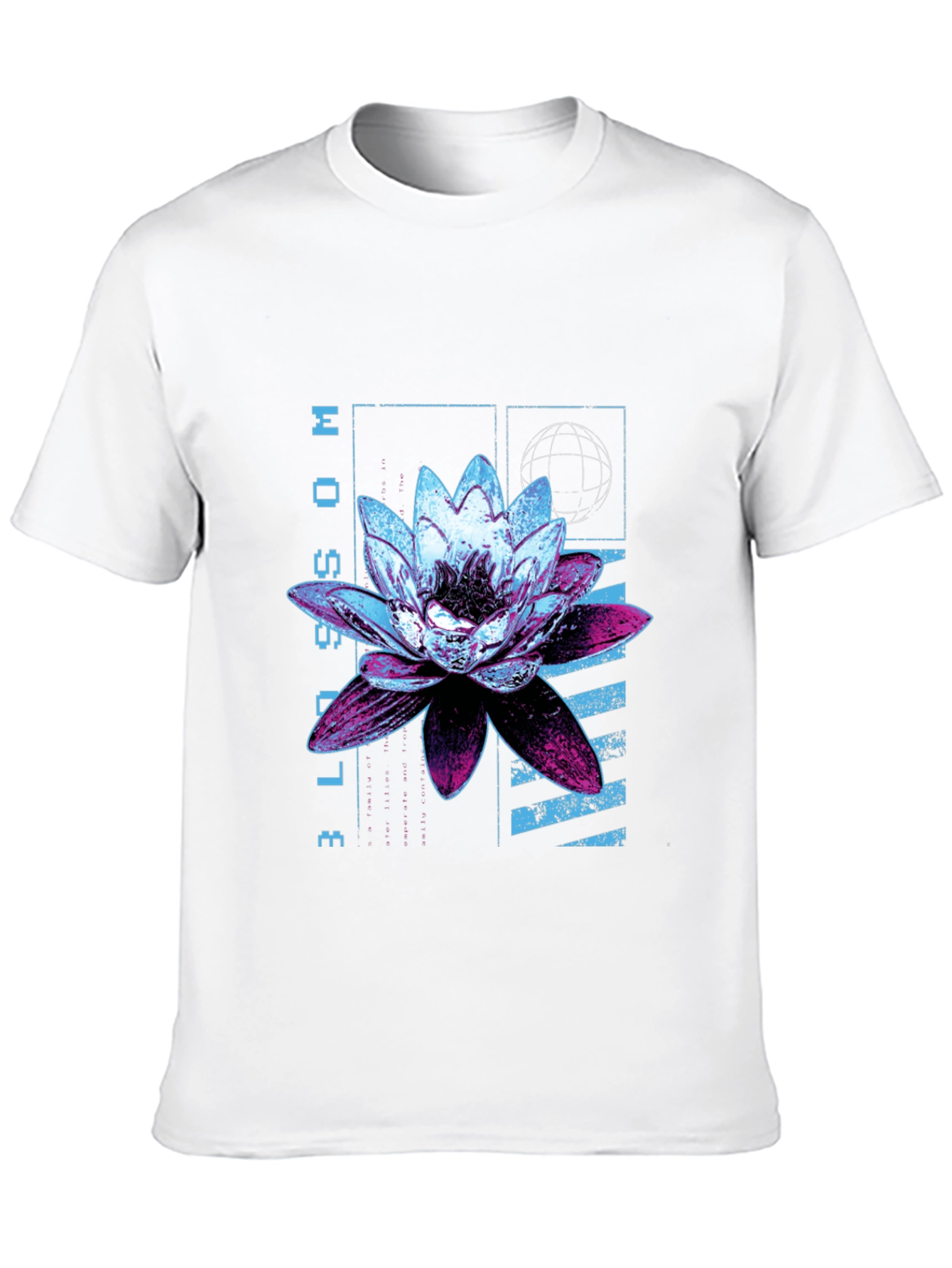 Blossom Graphic Print Black T-Shirt
