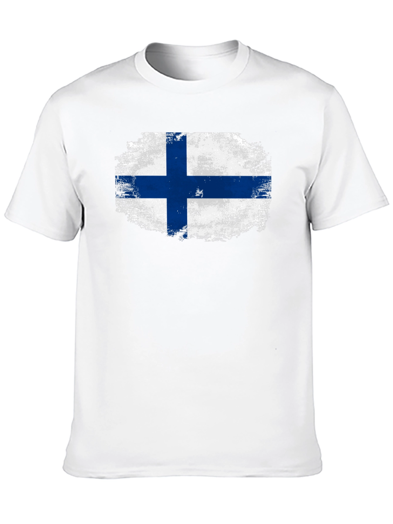 Finland Flag Grunge T-Shirt