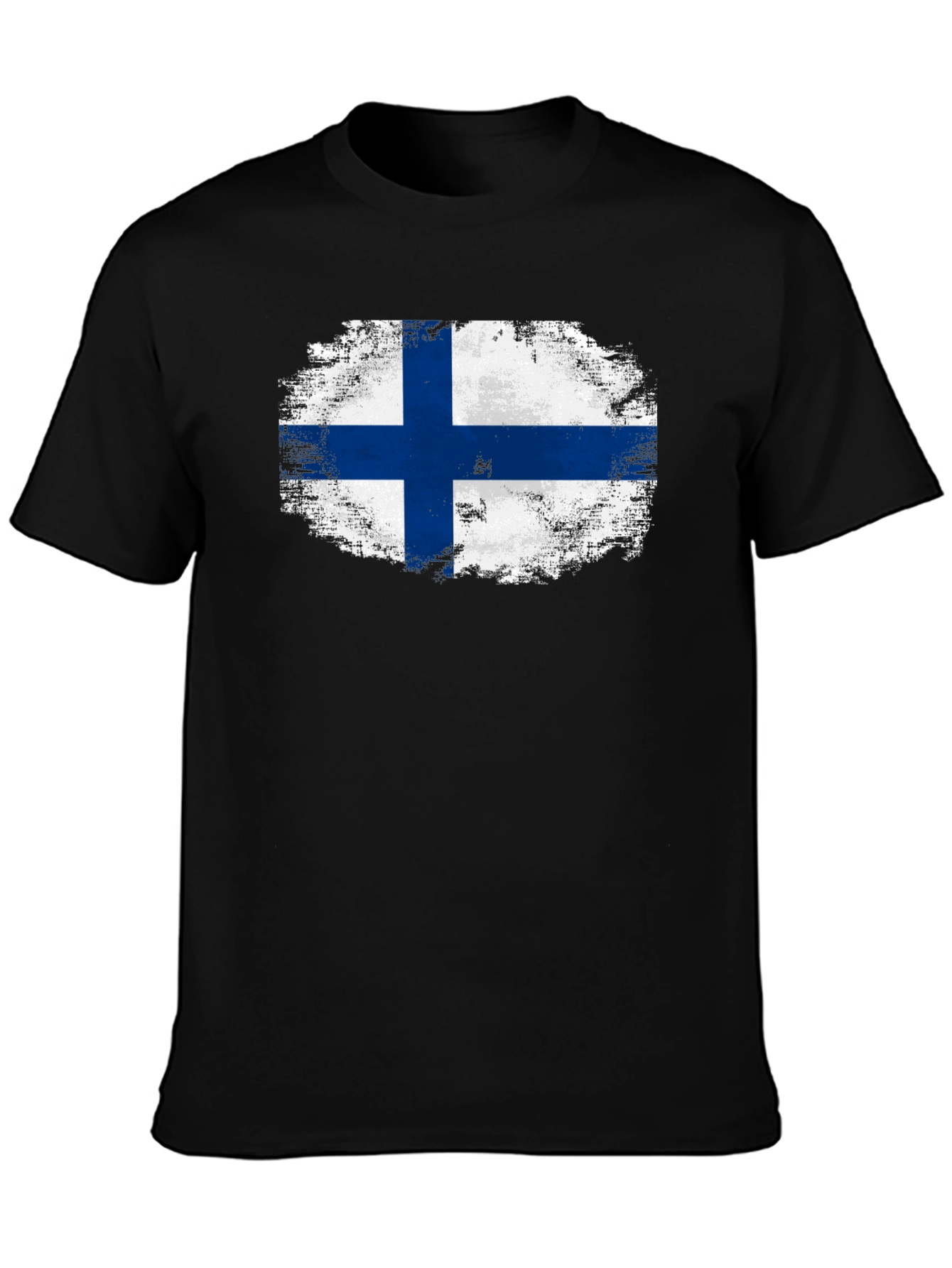 Finland Flag Grunge T-Shirt