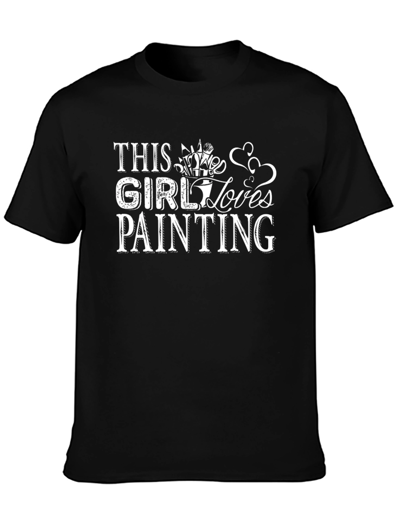 This Girl Loves Painting Graphic T-Shirt