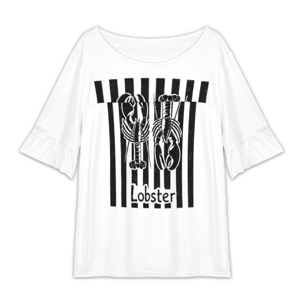 Vintage Lobster Graphic Tee, Coastal Summer Beach Shirt, Nautical Seafood Lover Top, Minimalist Lobster Illustration T-Shirt, Casual Ocean Inspired Gift Tee(z653)