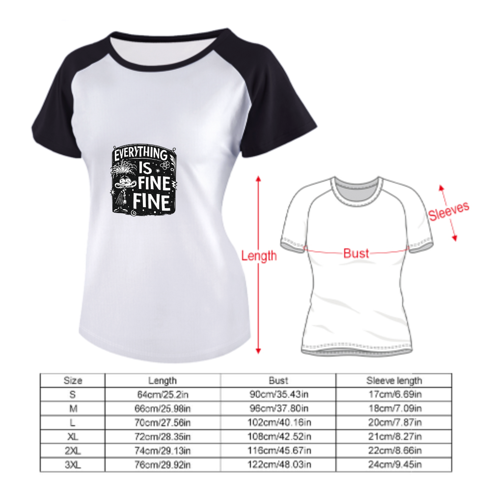 Everything Is Fine Funny Graphic Tee, Retro Cartoon Aesthetic Shirt, Chaos Mood Humor T-Shirt, Vintage Comic Style Casual Top, Sarcastic Everyday Streetwear Tee(z754)
