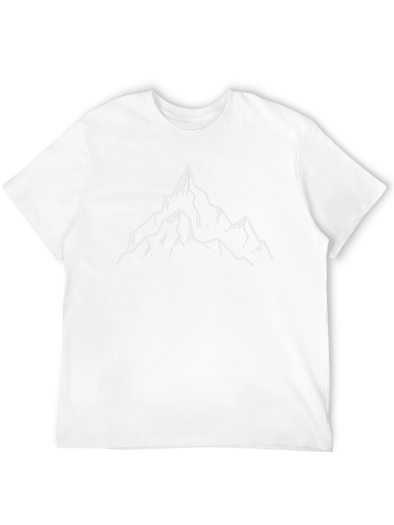 Mountain Peak Graphic Tee - Black