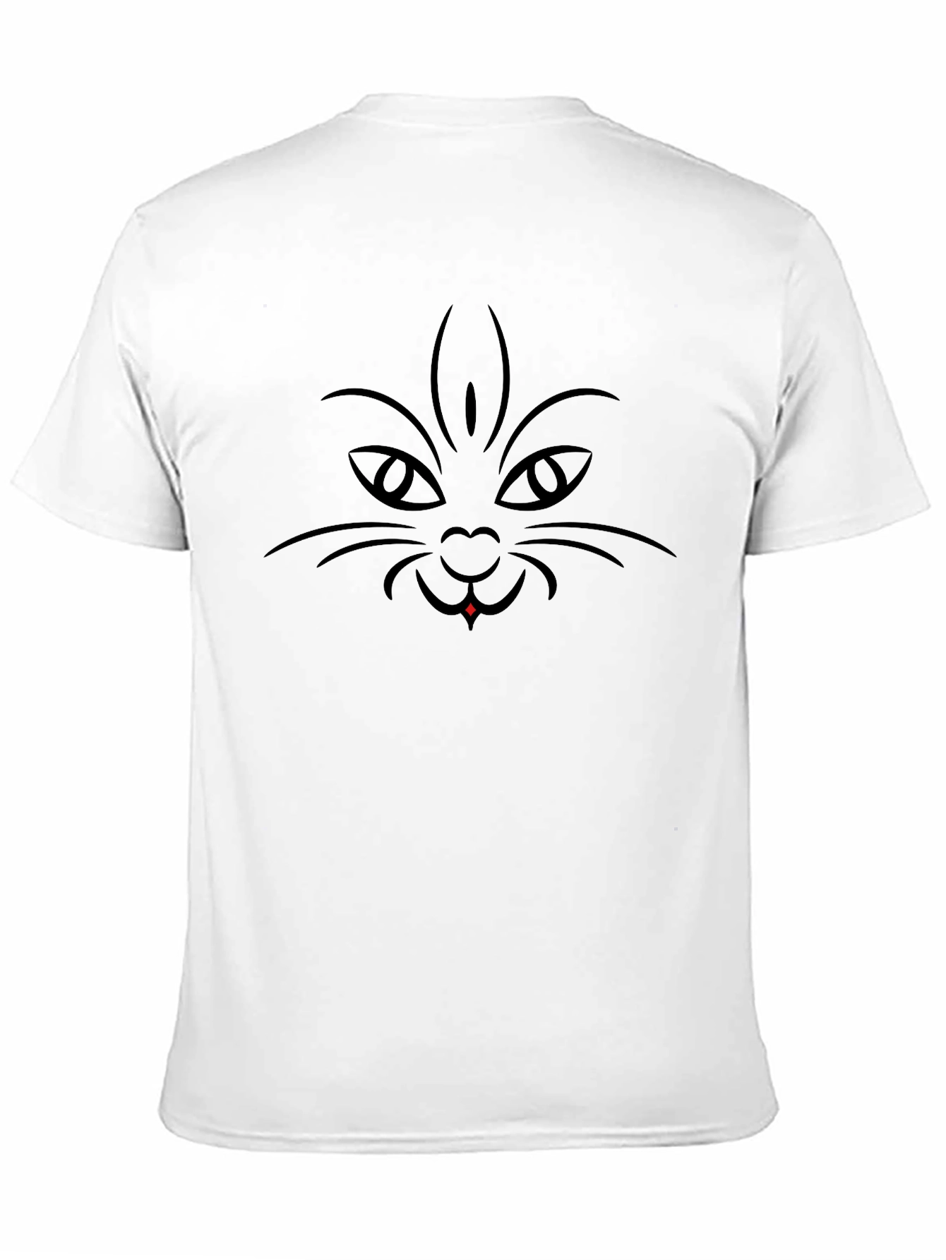 Mystic Cat Graphic Tee - Black Stylish Comfortable