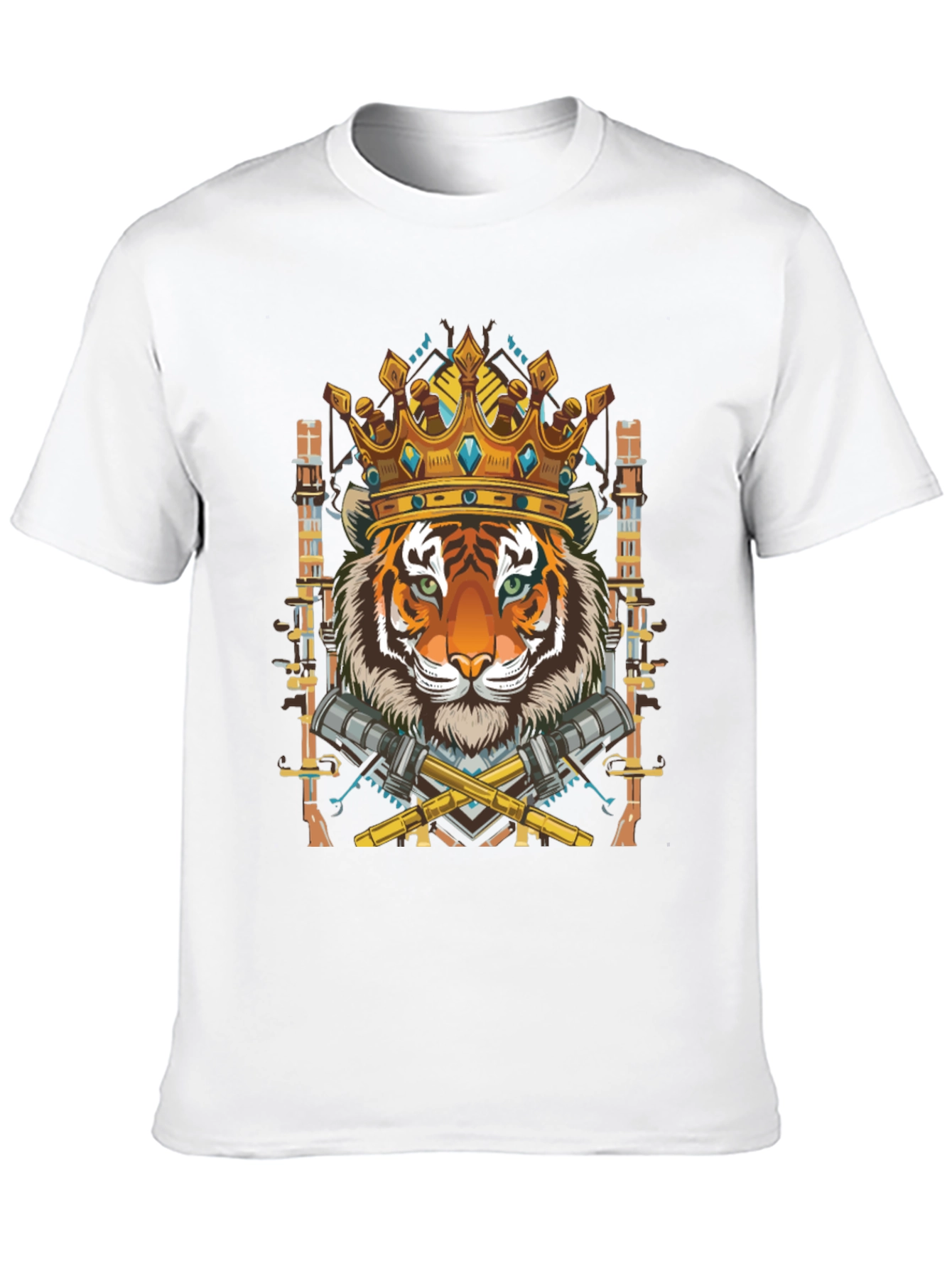 Tiger King Graphic Tee - Mens Black T-Shirt