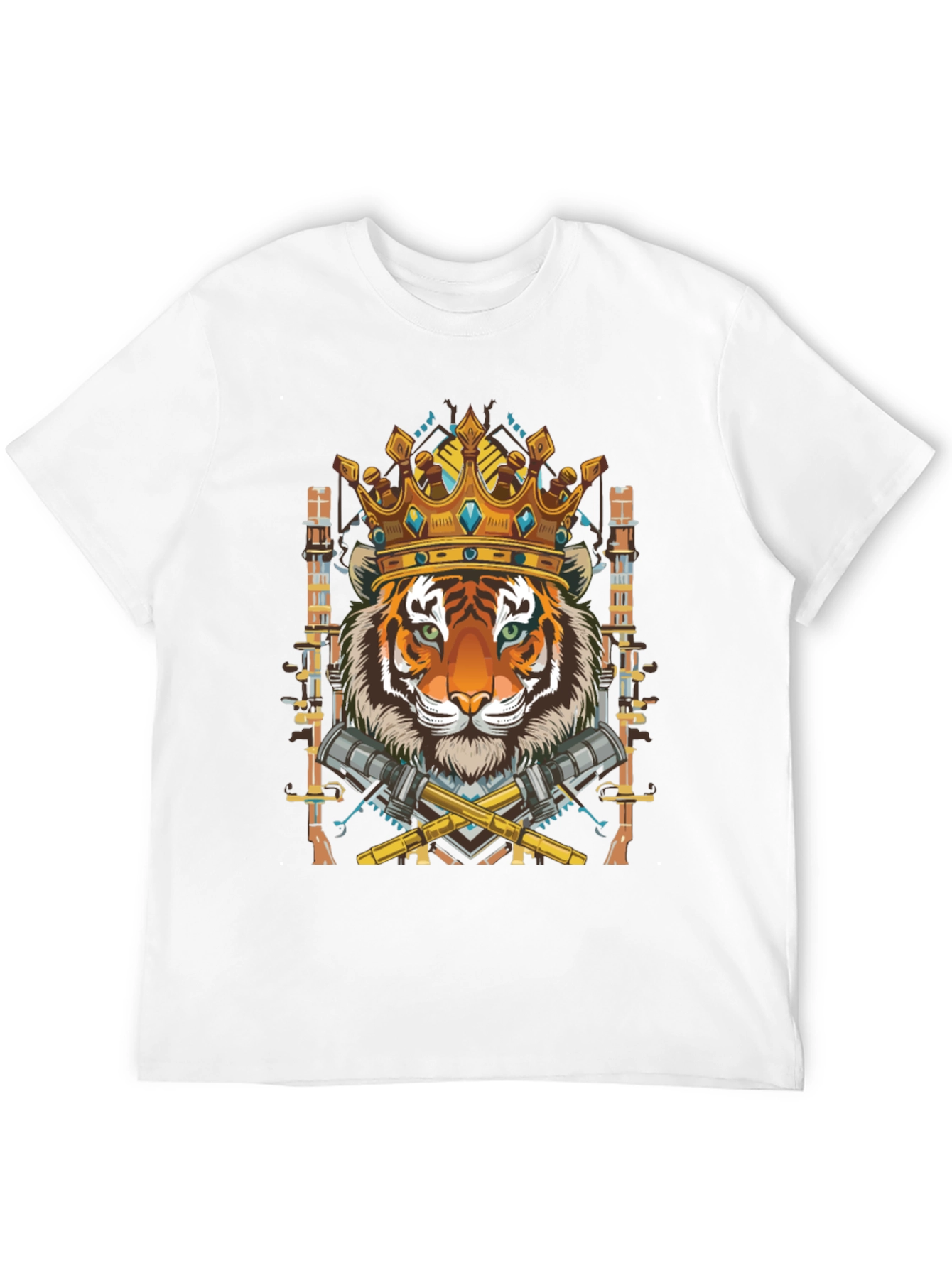 Tiger King Graphic Tee - Mens Black T-Shirt