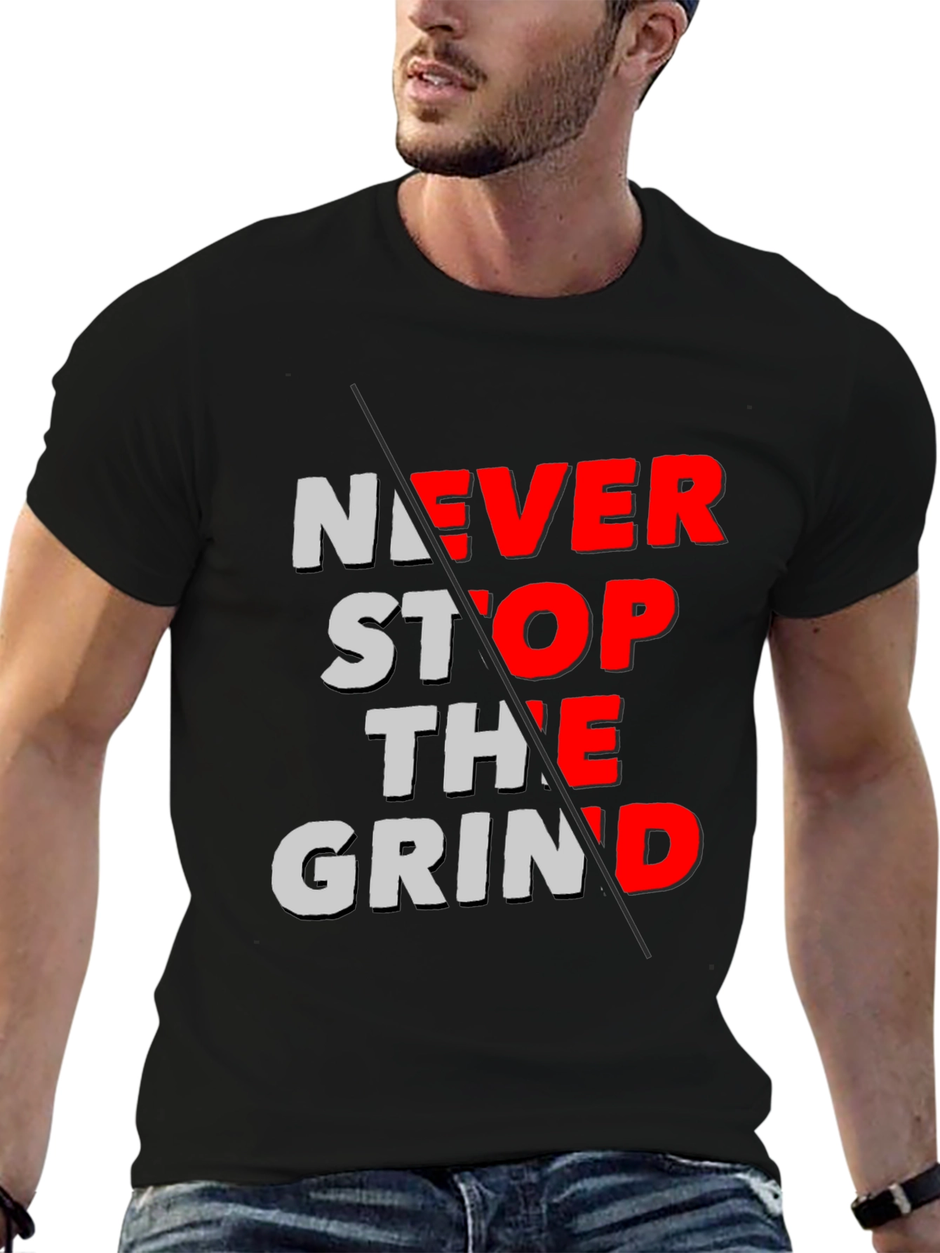 Never Stop The Grind Graphic Tee