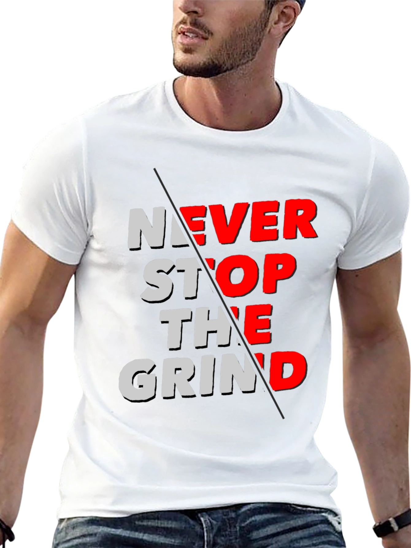 Never Stop The Grind Graphic Tee