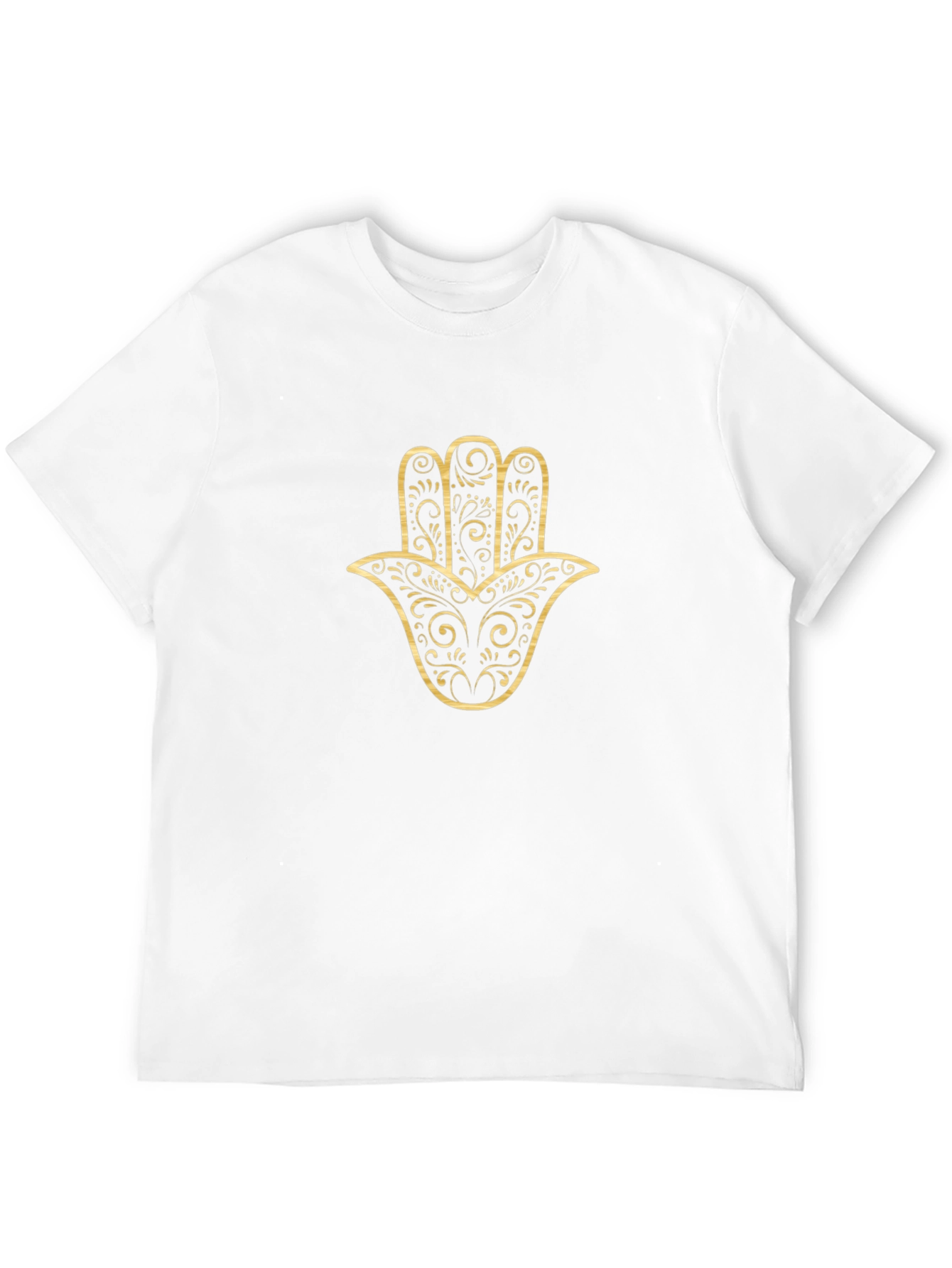 Hamsa Hand Graphic Tee - Stylish Black T-Shirt