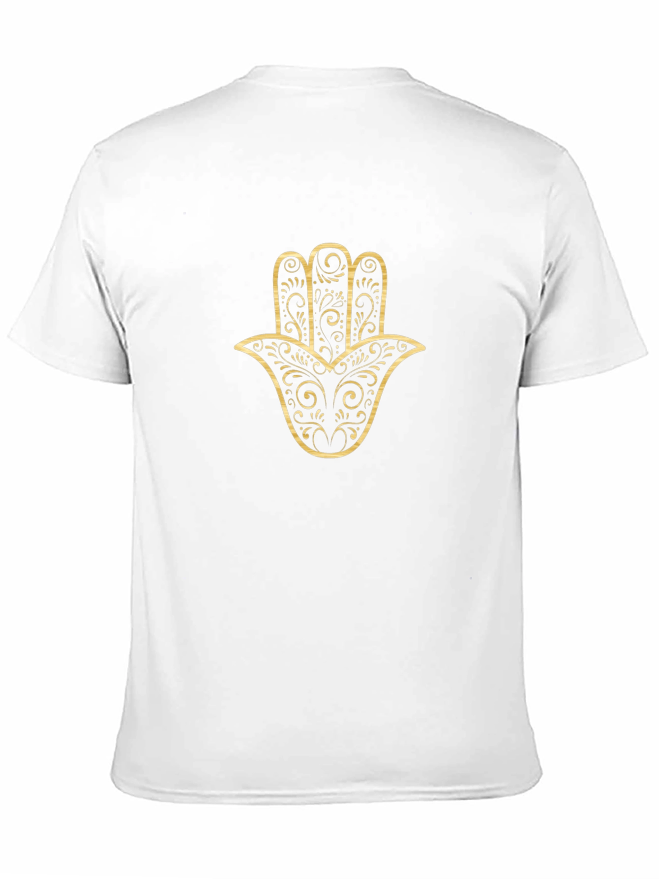 Hamsa Hand Graphic Tee - Stylish Black T-Shirt