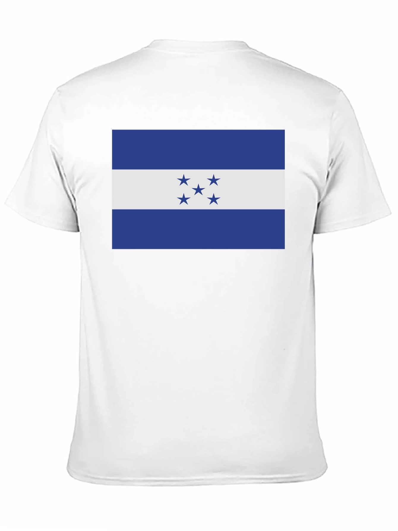 Honduras Flag T-Shirt - Black Cotton Tee