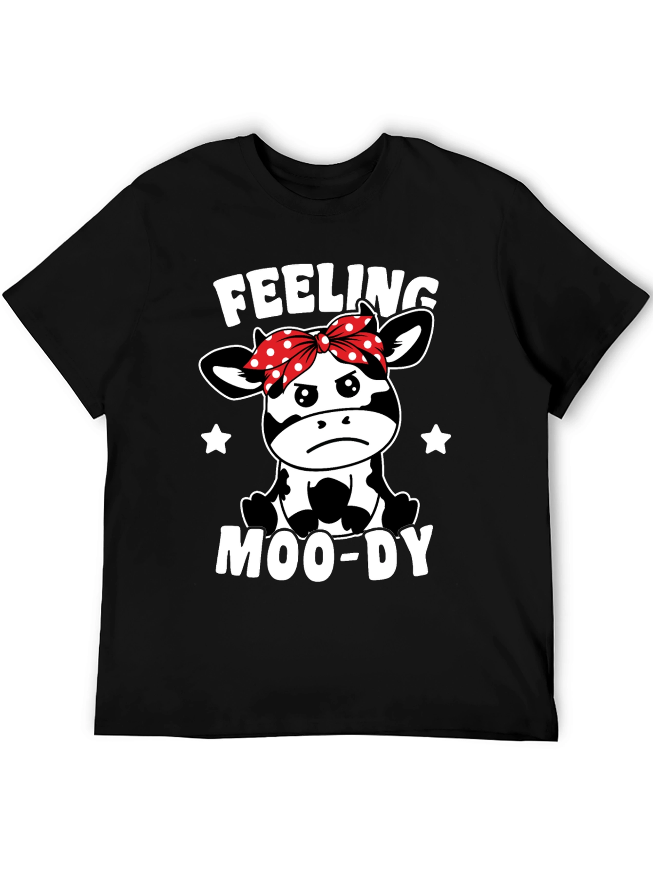 Feeling Moo-Dy Cow Graphic Tee