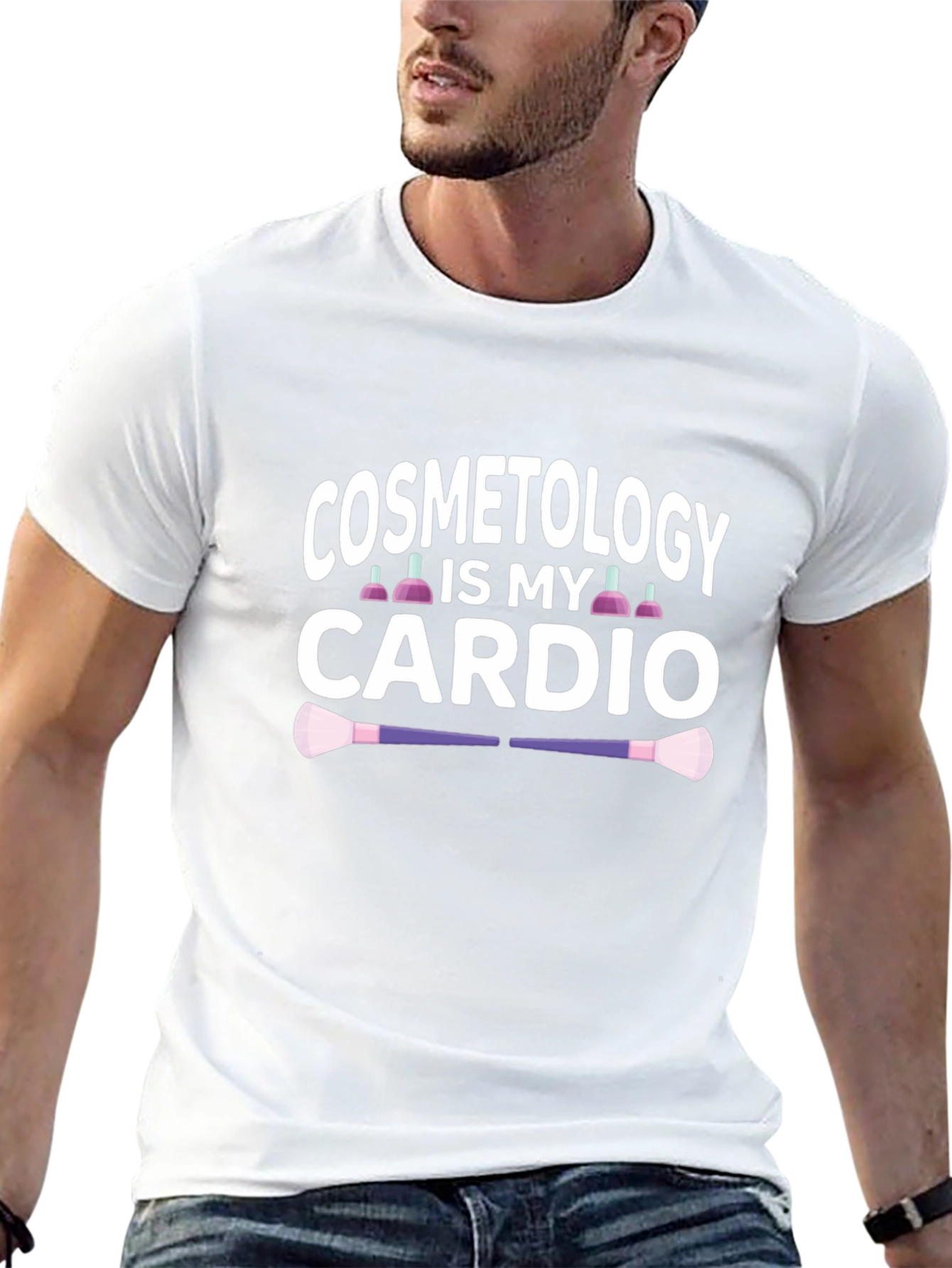 Cosmetology Cardio T-Shirt - Funny Cosmetologist Gift