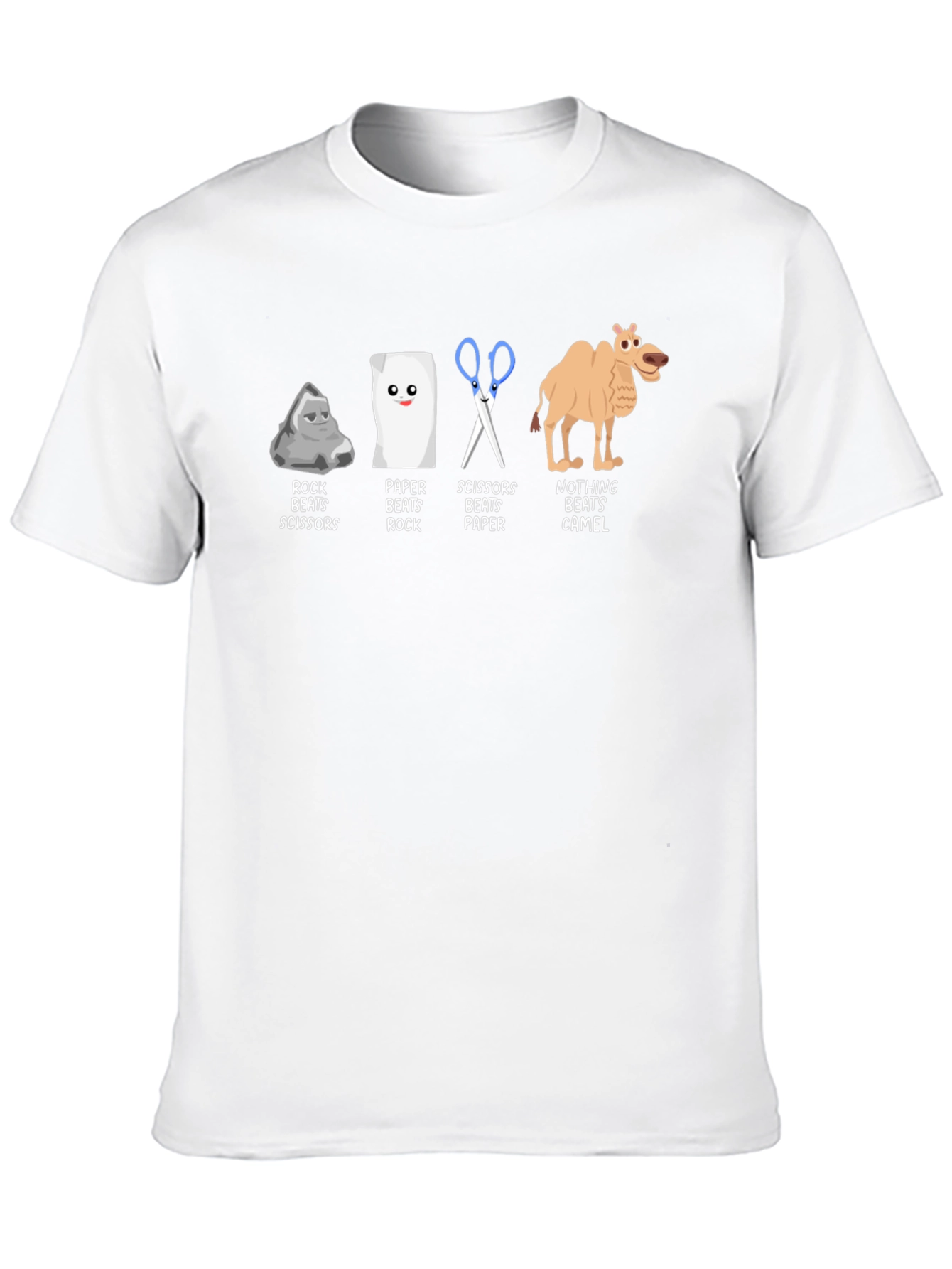 Rock Paper Scissors Camel T-Shirt