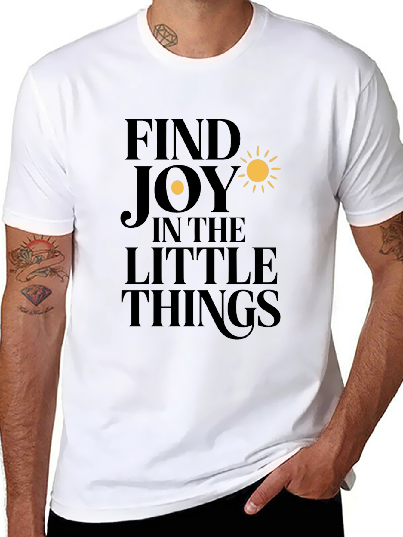 Find Joy T-Shirt - Positive Vibes Graphic Tee