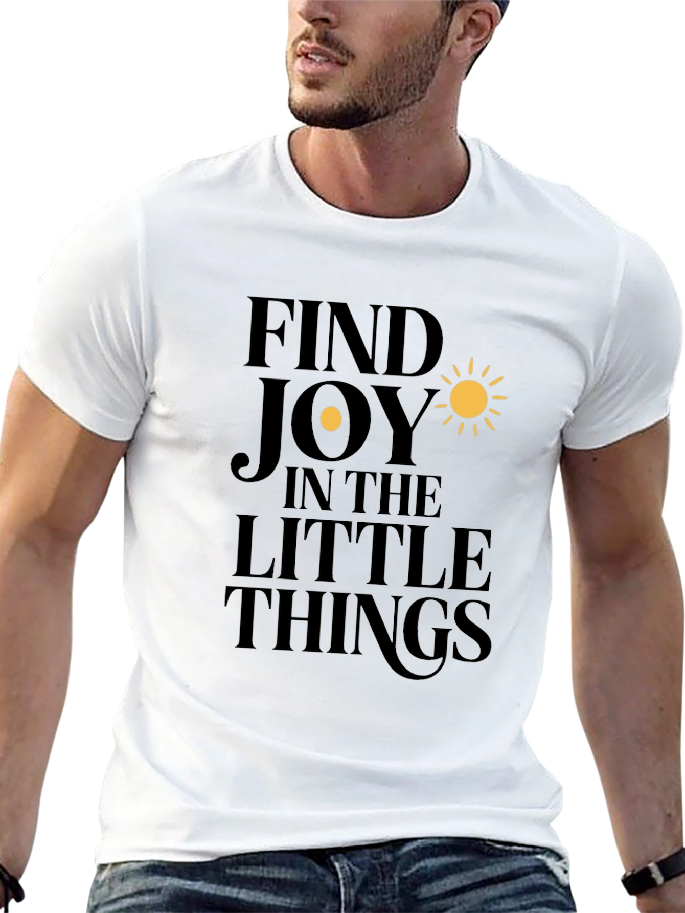 Find Joy T-Shirt - Positive Vibes Graphic Tee
