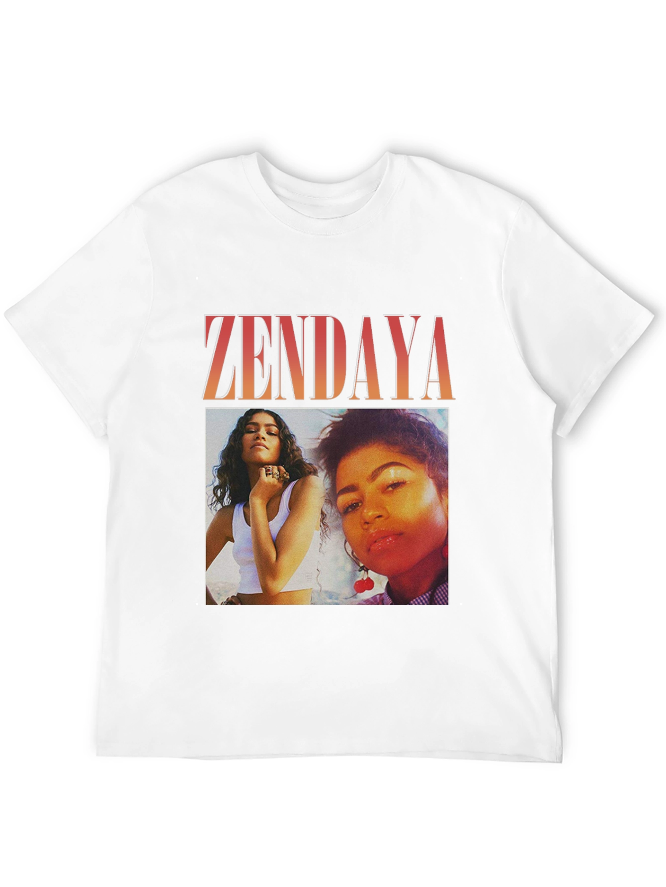 Zendaya Graphic Tee - Trendy Photo Print T-Shirt