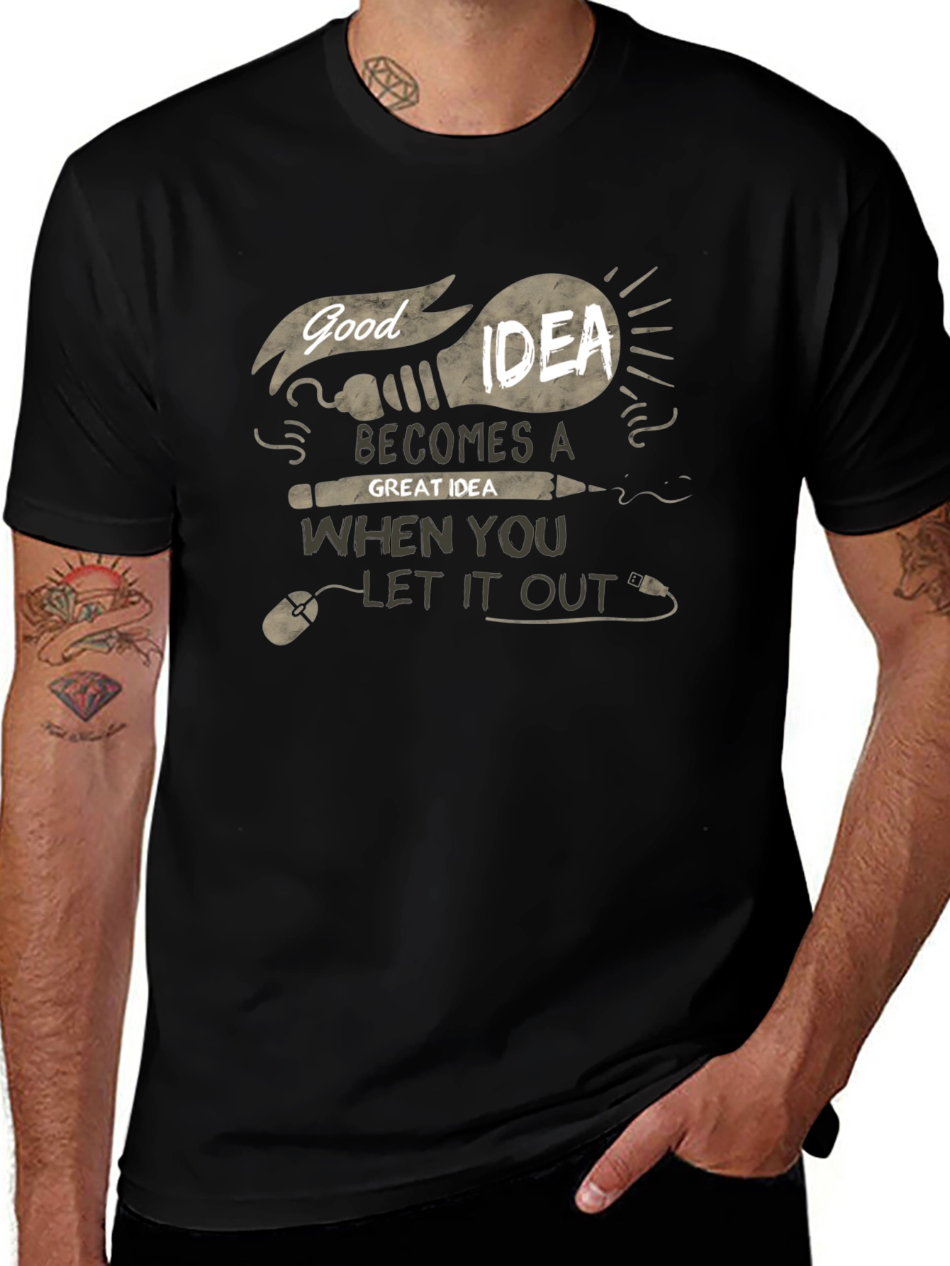 Good Idea T-Shirt - Creative Graphic Tee