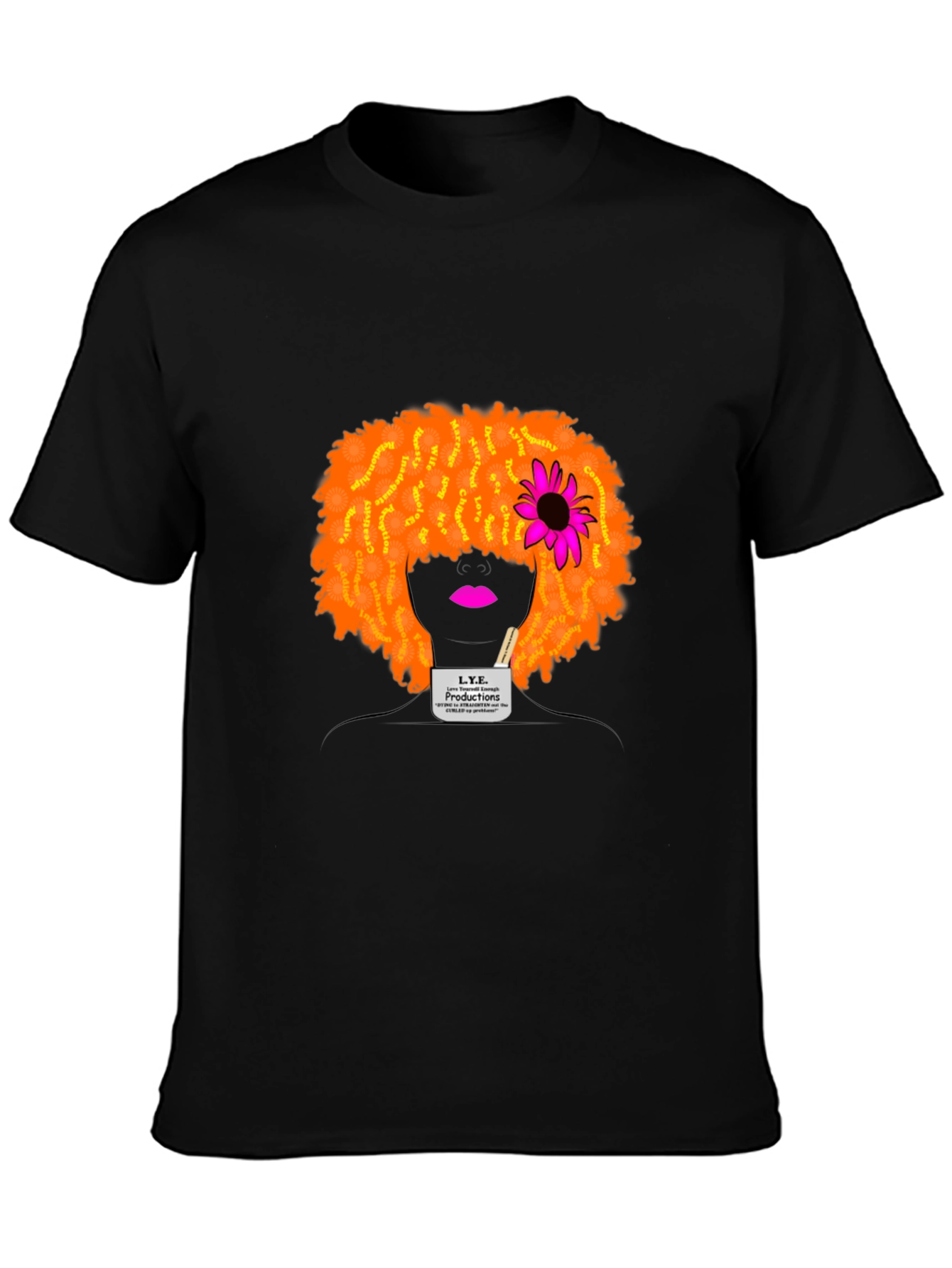Afro Silhouette Graphic Tee