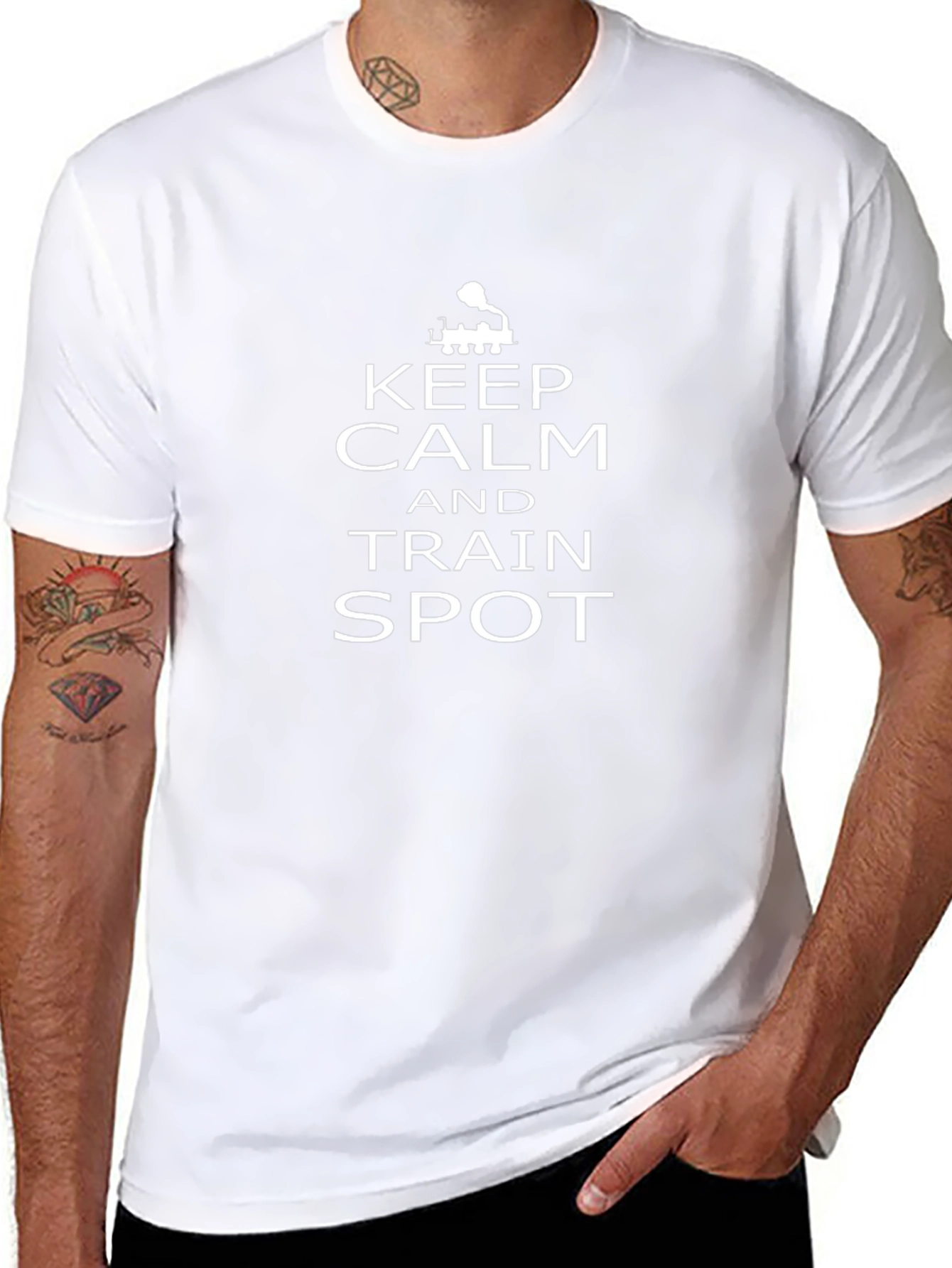 Keep Calm and Train Spot T-Shirt