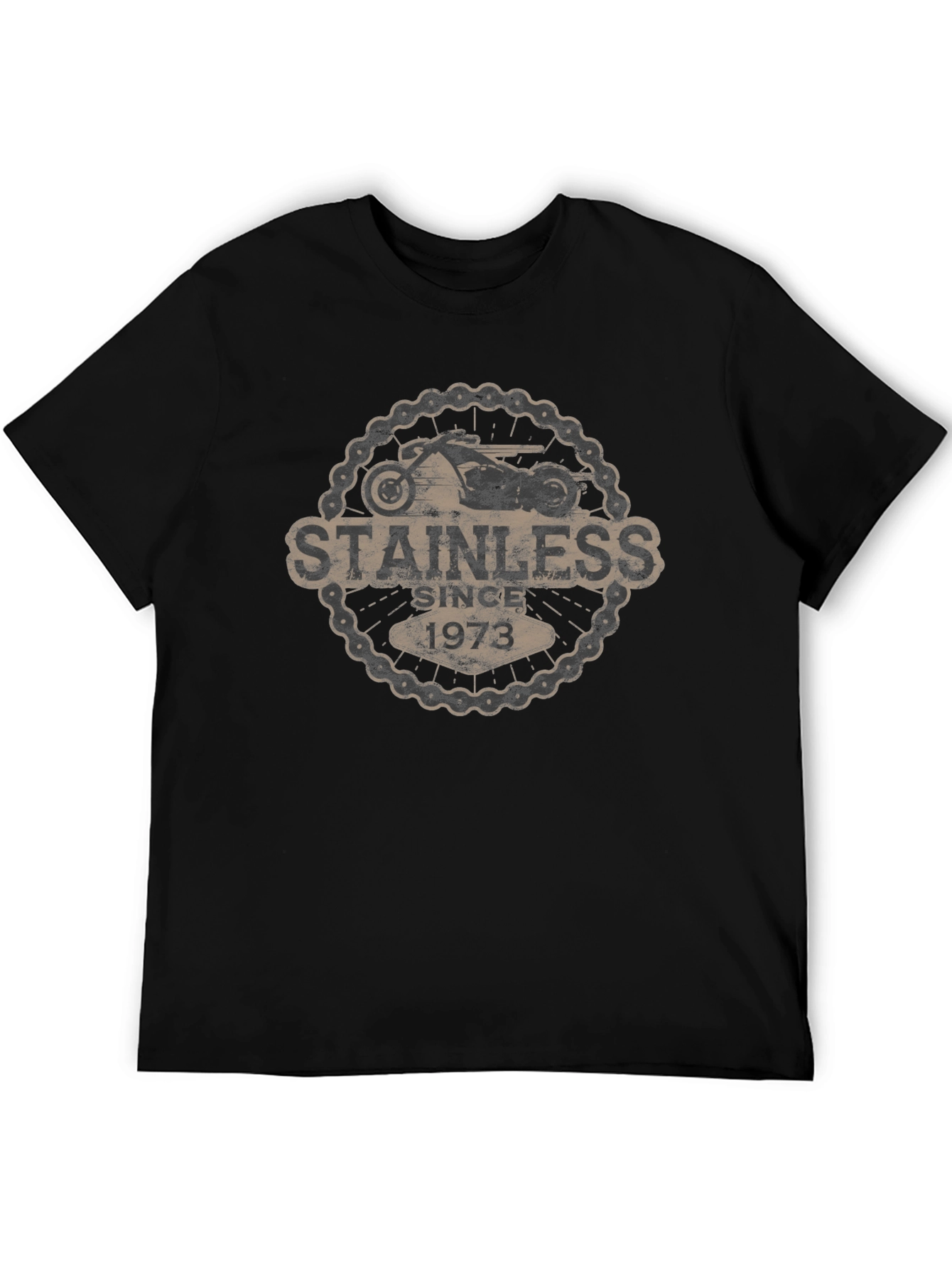 Stainless Since 1973 Motorcycle T-Shirt