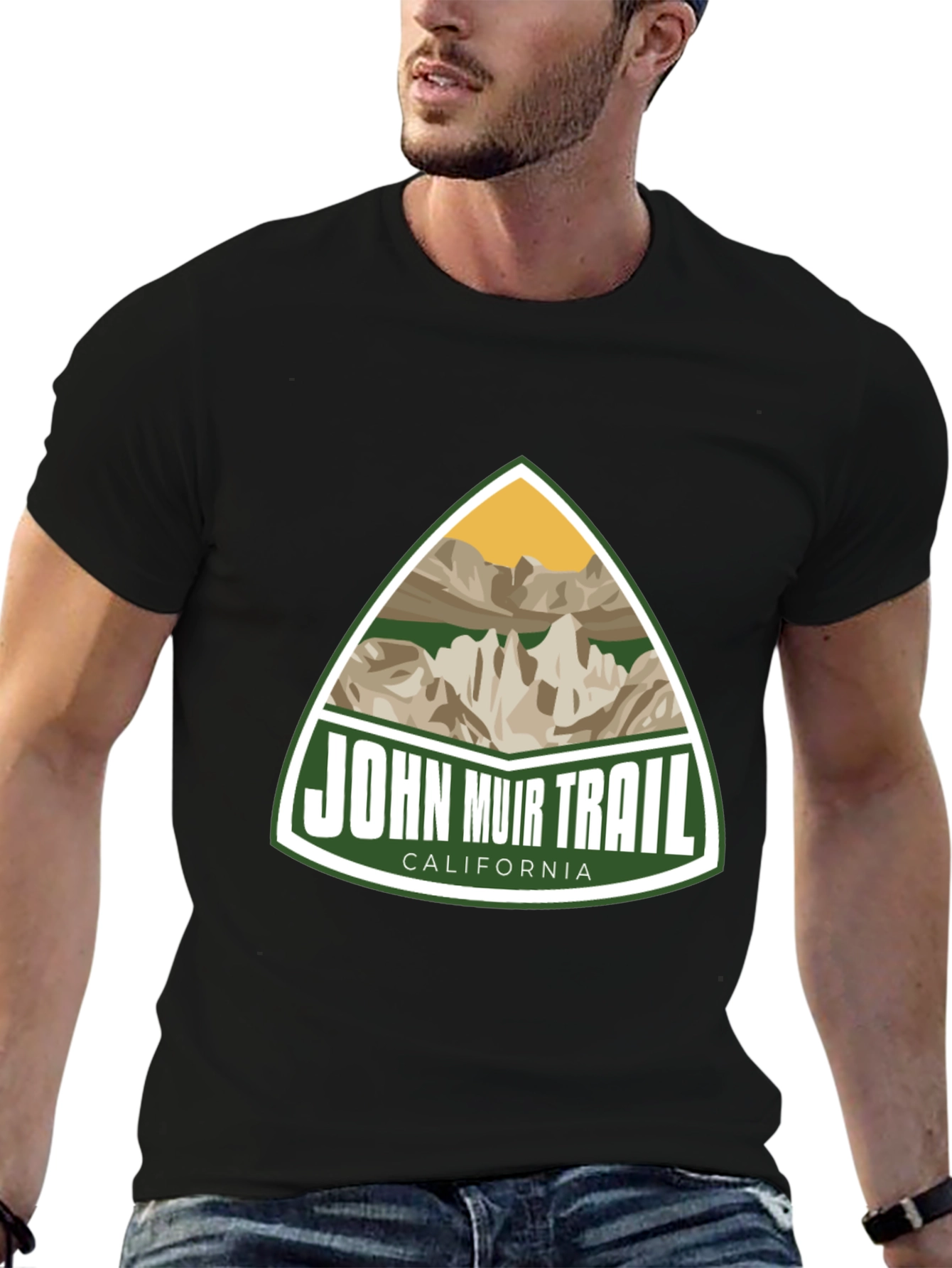 John Muir Trail Graphic Tee - Black