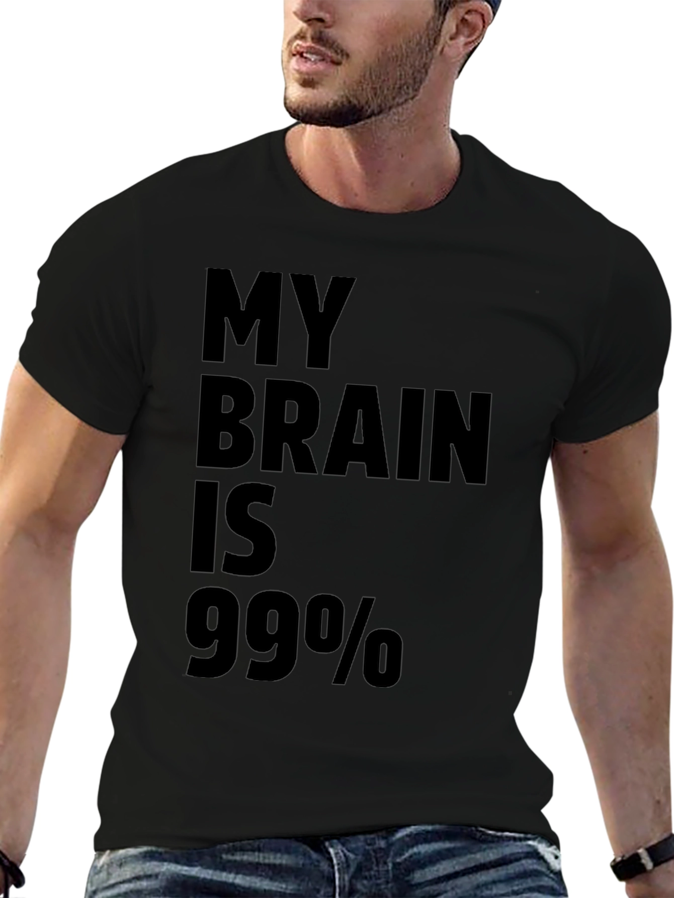 My Brain Is 99% T-Shirt - Funny Sarcastic Tee