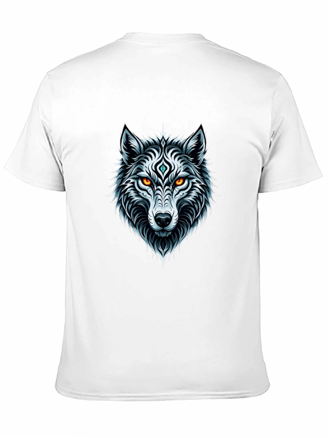 Wolf Graphic Tee - Black Mens T-Shirt