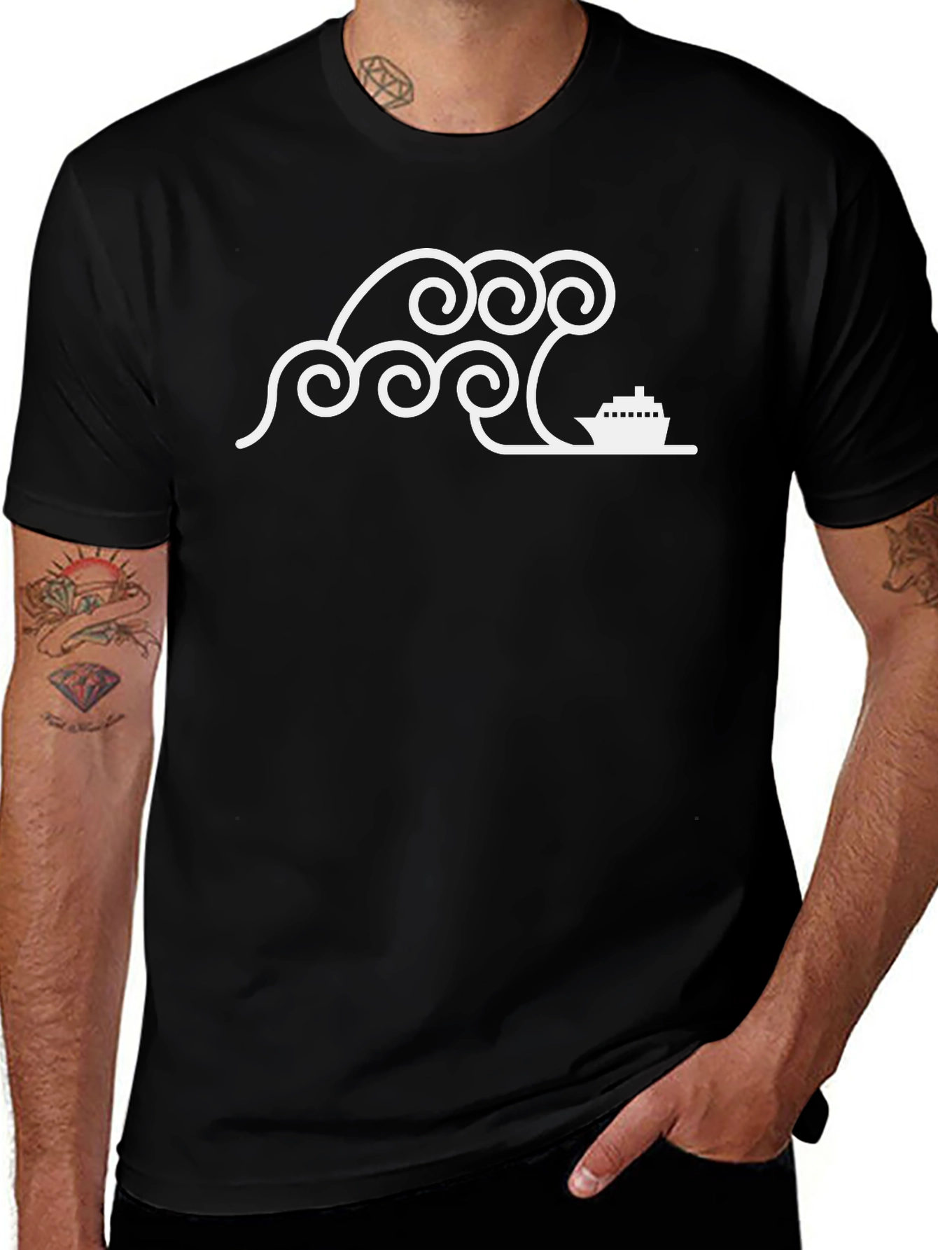 Nautical Wave Cruise T-Shirt
