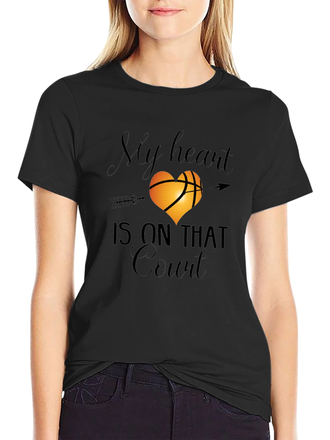 Basketball Heart T-Shirt