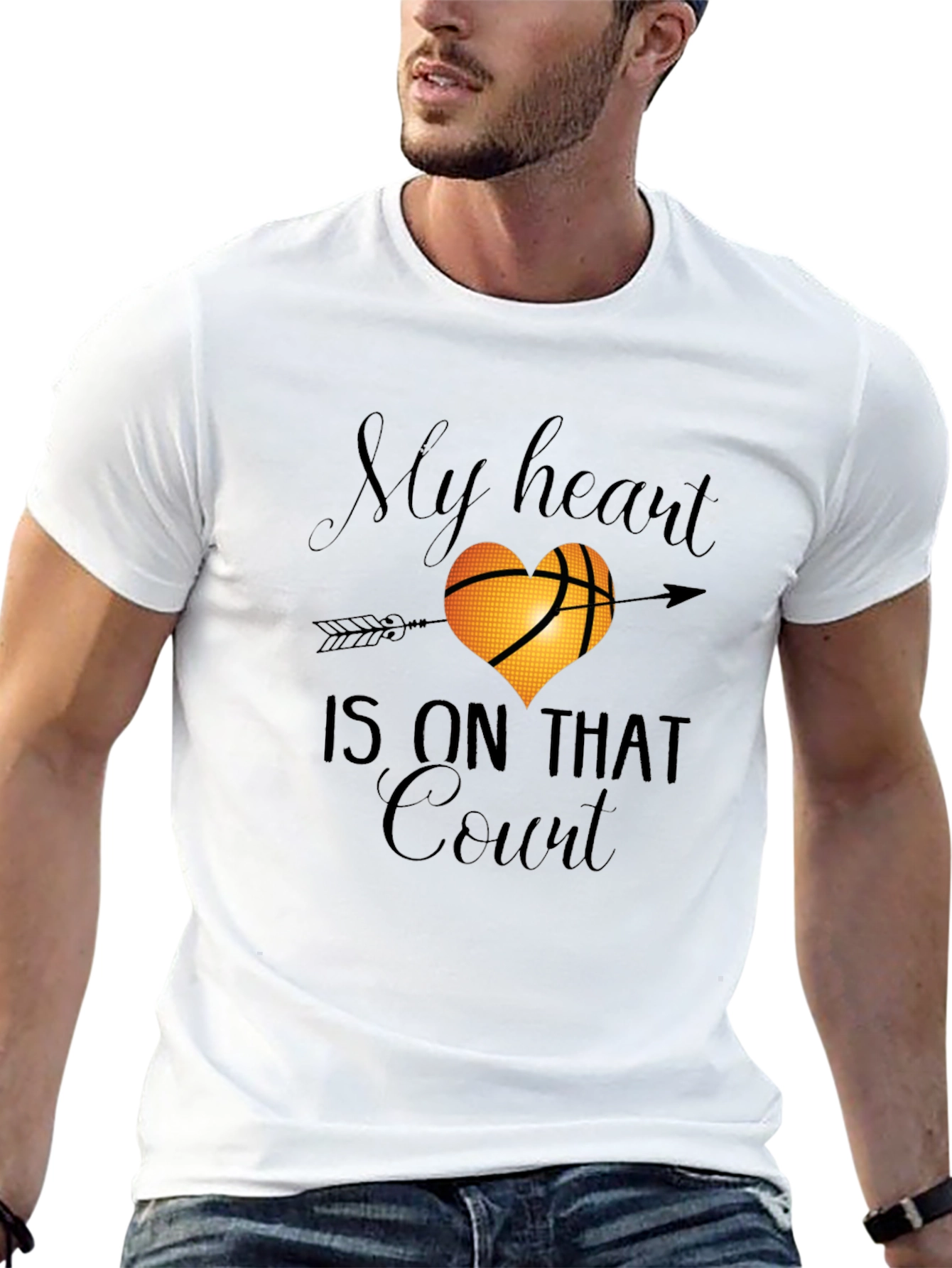 Basketball Heart T-Shirt