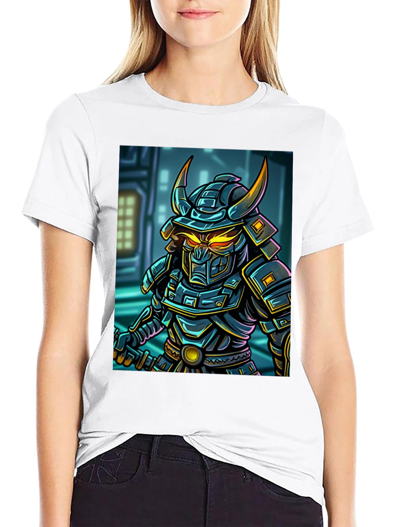 Samurai Warrior Graphic T-Shirt